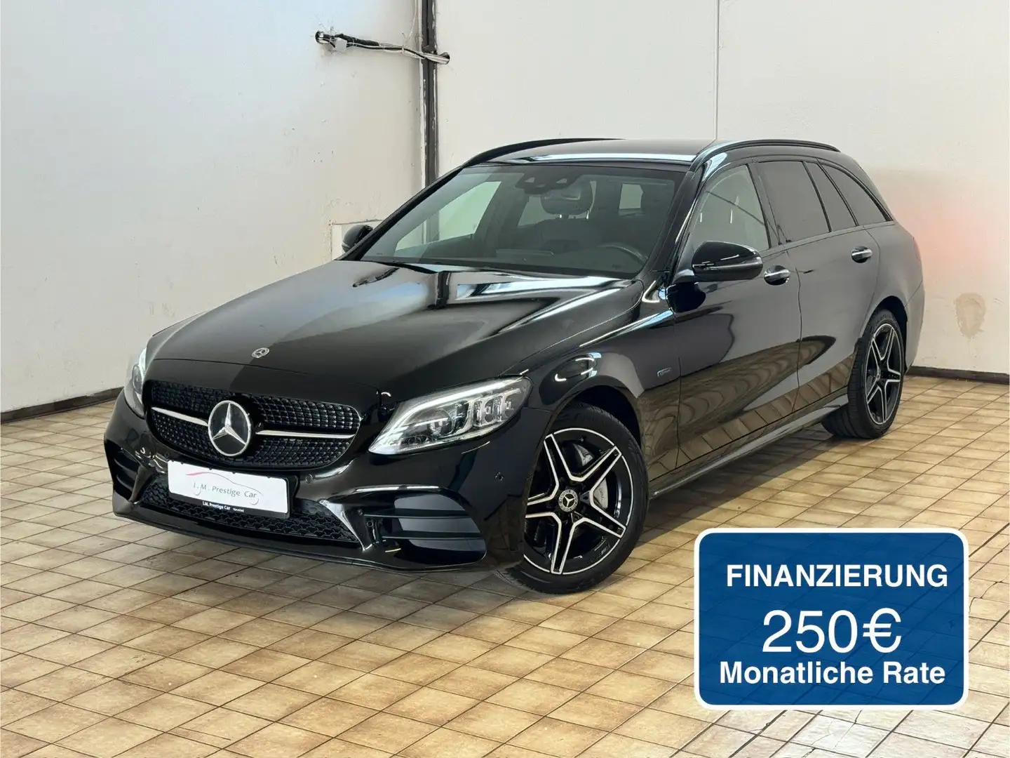 Mercedes-Benz C 300 T e Night Edition AMG  LEDER NAVI J-Stern Nero - 1