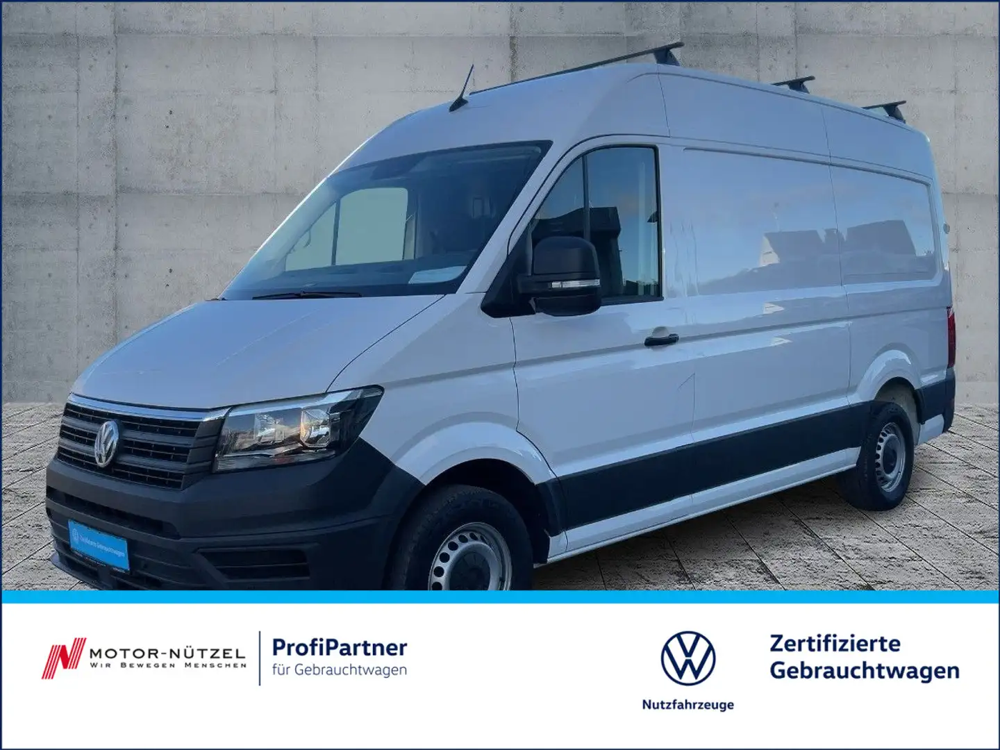 Volkswagen Crafter 35 Kasten MR 2.0 TDI EcoProfi NAVI+2xPDC Weiß - 1