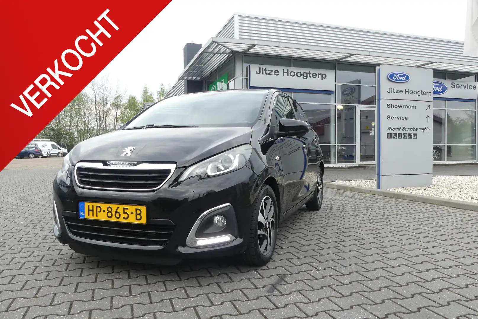 Peugeot 108 1.2 VTi Allure CRUISE CONTROL, AIRCO, 5 DEURS, ELE Noir - 1