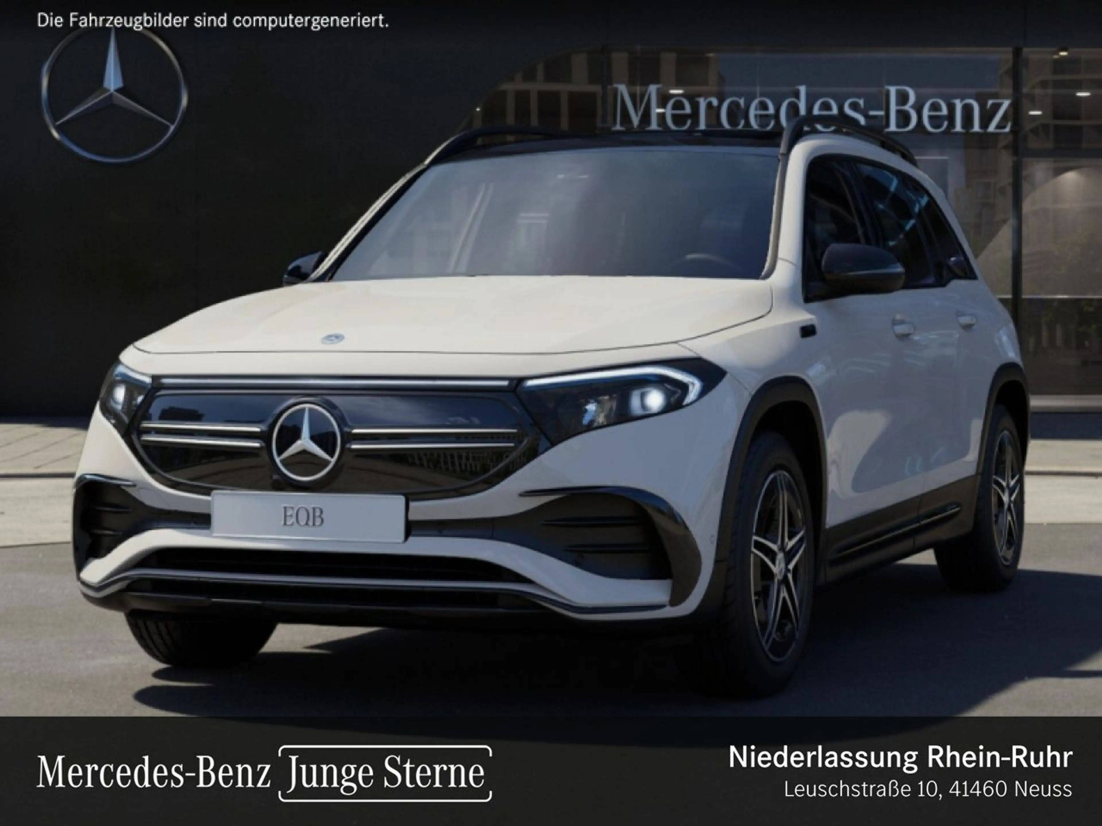 Mercedes-Benz EQB 300 4M AMG+NIGHT+ADVANCED+PANO+KAMERA+SPUR — photo 2
