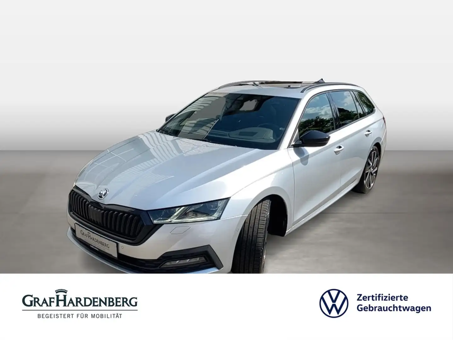 Skoda Octavia Combi Style FirstEdition TDI DSG NaviAHK Zilver - 1