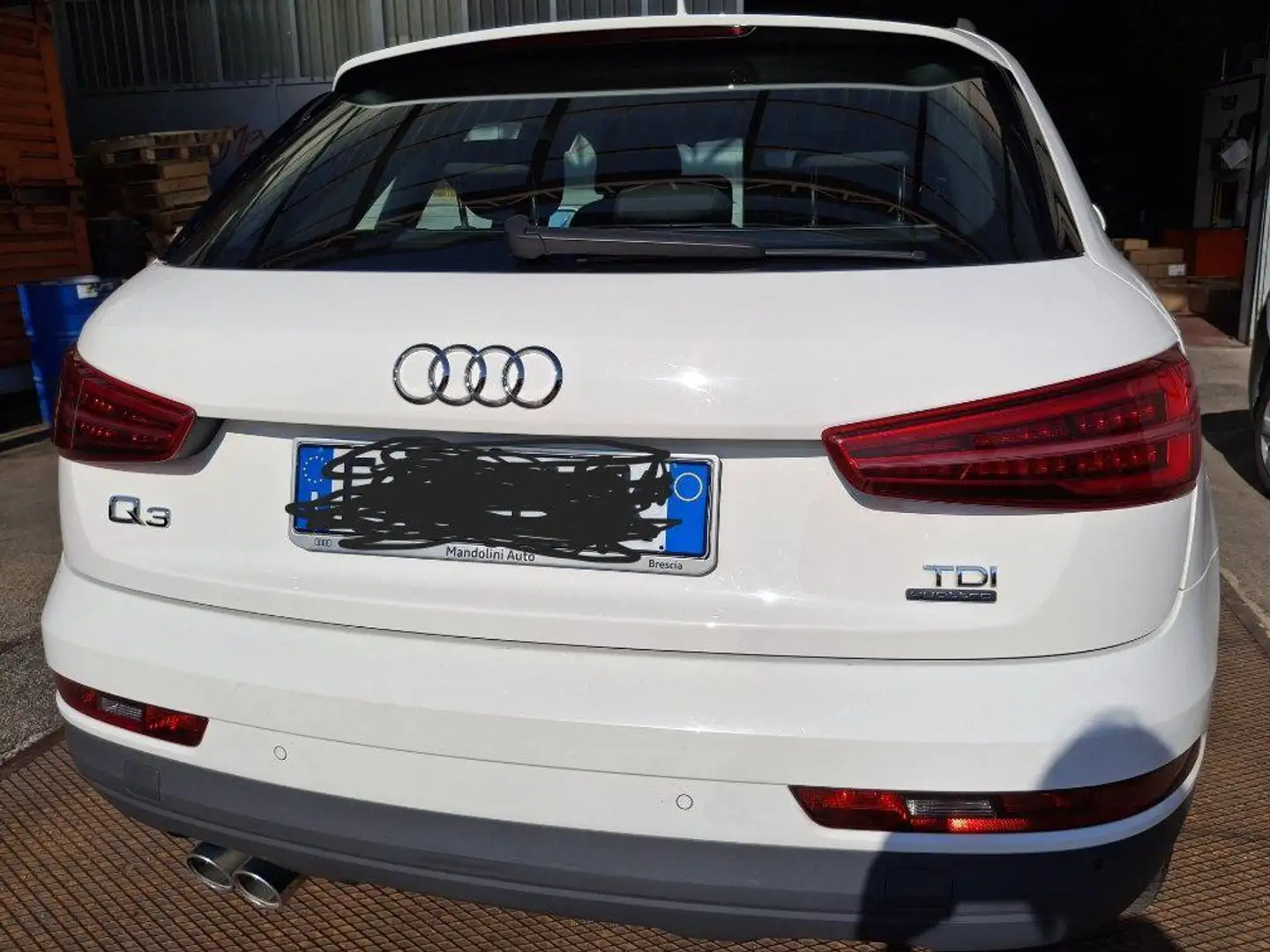 Audi Q3 Q3 2.0 tdi quattro 184cv s-tronic Bianco - 1