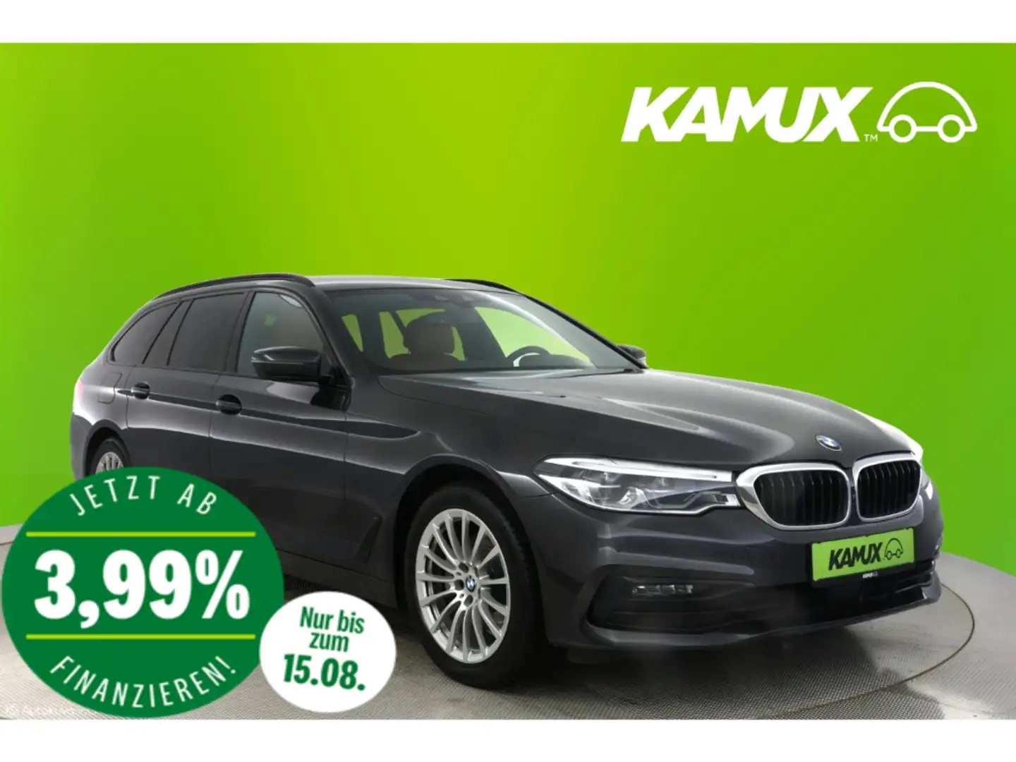 BMW 520 i Touring Steptronic Sportline+LED+NAVI+PANO Grey - 1