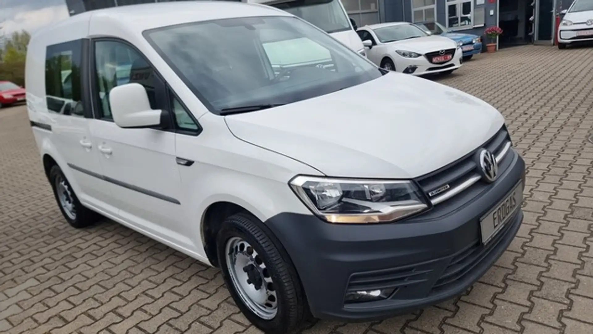 Volkswagen Caddy Nutzfzg.Kasten 1,4 CNG BMT ERDGAS + BENZIN Weiß - 1