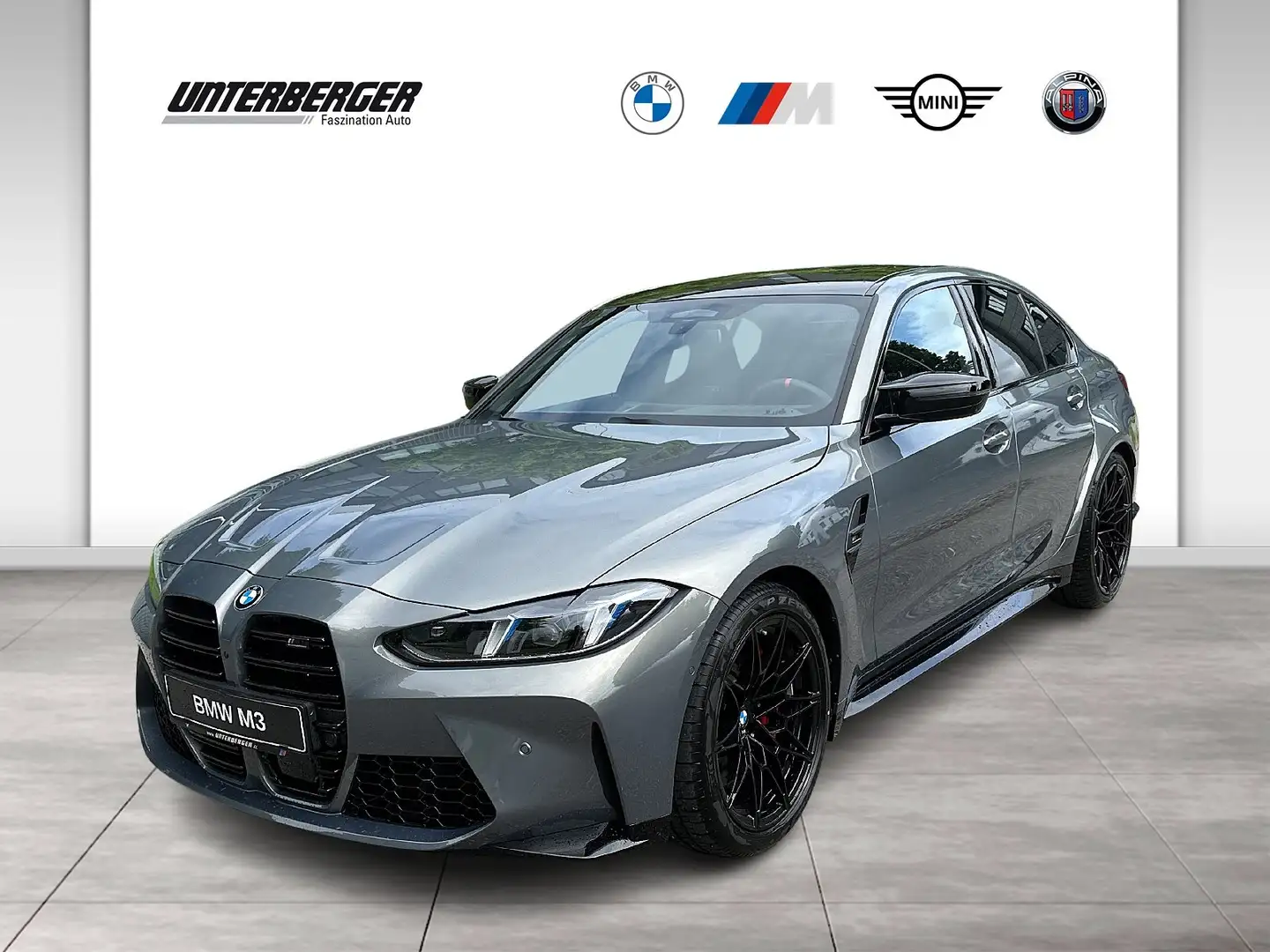 BMW M3 Competition xDrive Stratus Grau Indiv. Carbon Sitz Gris - 1
