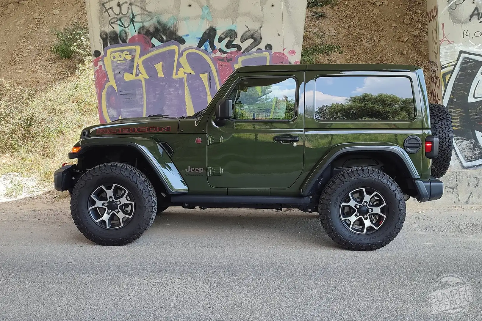 Jeep Wrangler 3.6 V6 285 ch 4x4 BVA8 Rubicon Зелений - 1