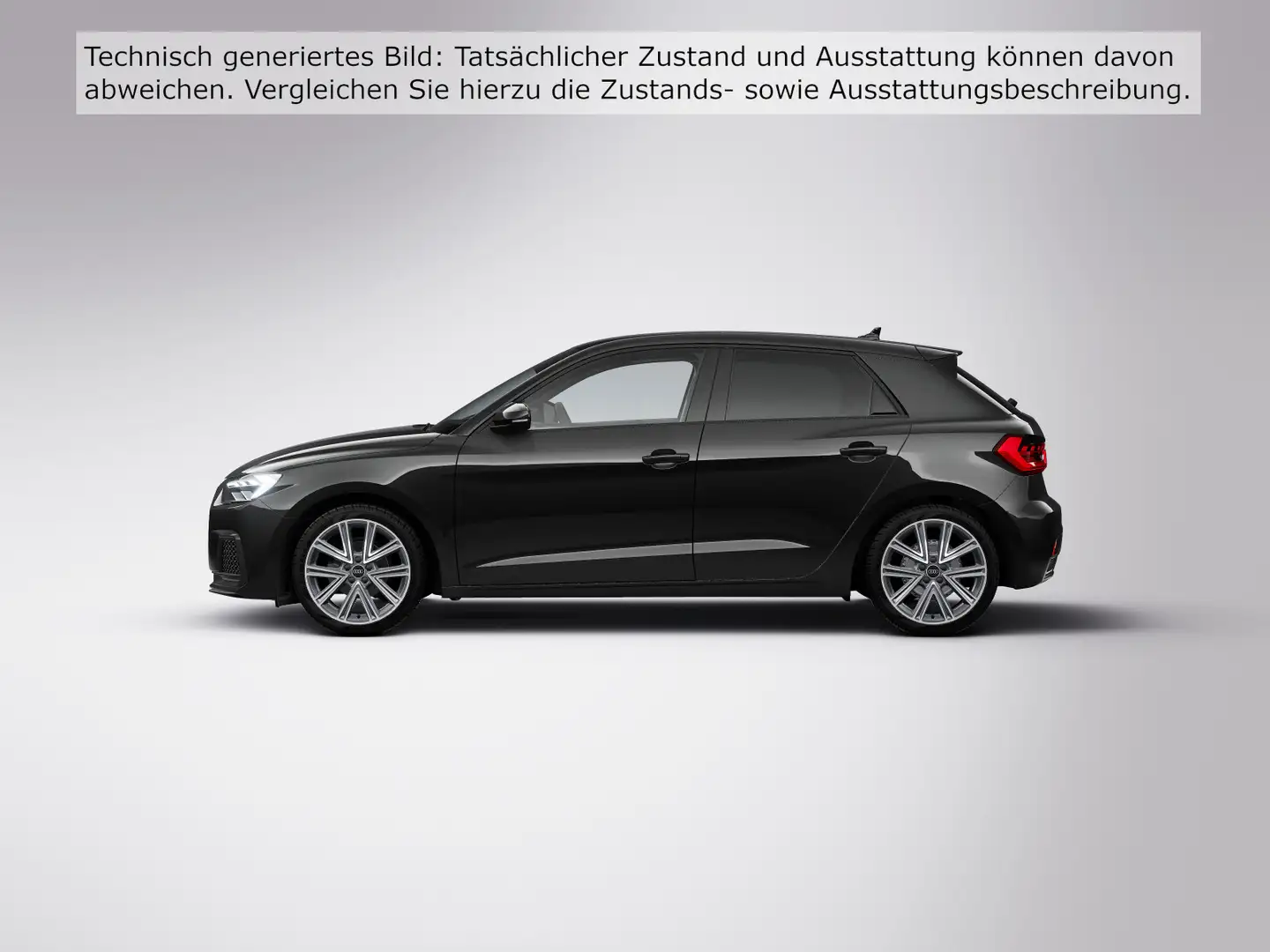 Audi A1 advanced 25 TFSI LED/MMI/ASI/SHZ/17 Schwarz - 2