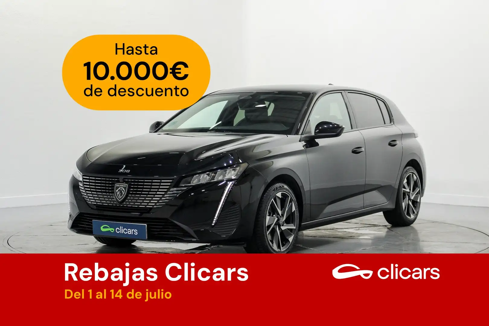 Peugeot 308 1.5 BlueHDi S&S Allure EAT8 130 Noir - 1