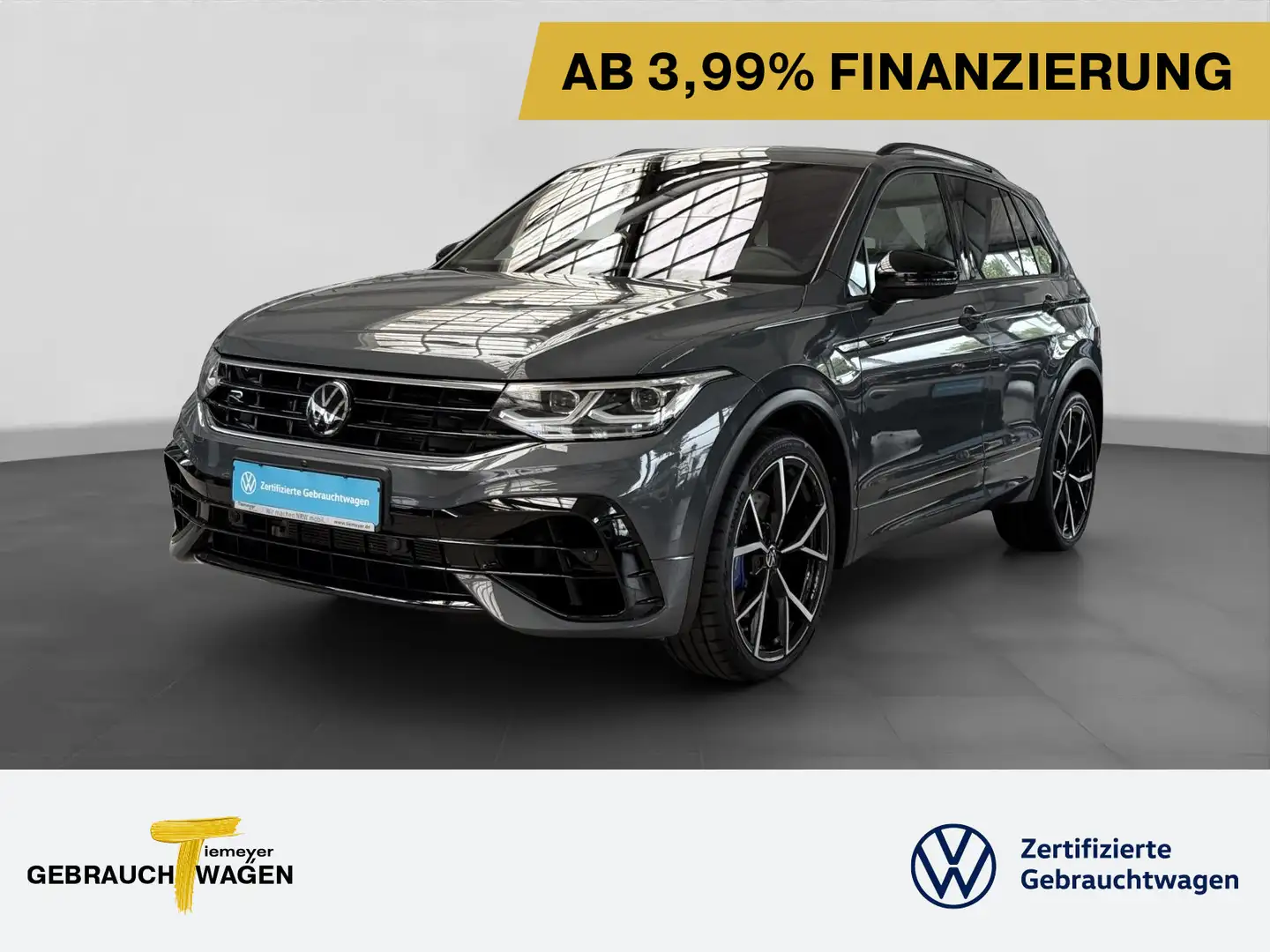 Volkswagen Tiguan R BLACK STYLE LM21 PANO AKRAPOVIC H+K R-P Grau - 1