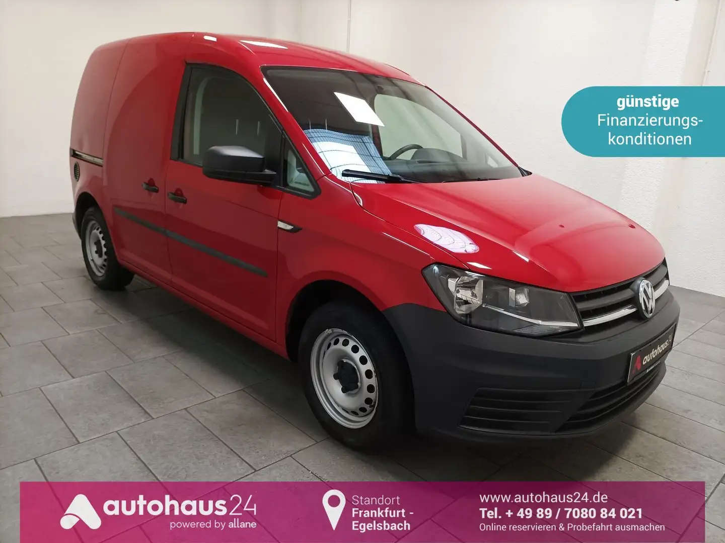 Volkswagen Caddy 2.0 TDI Kasten Radio|PDC|Klima| Красный - 1