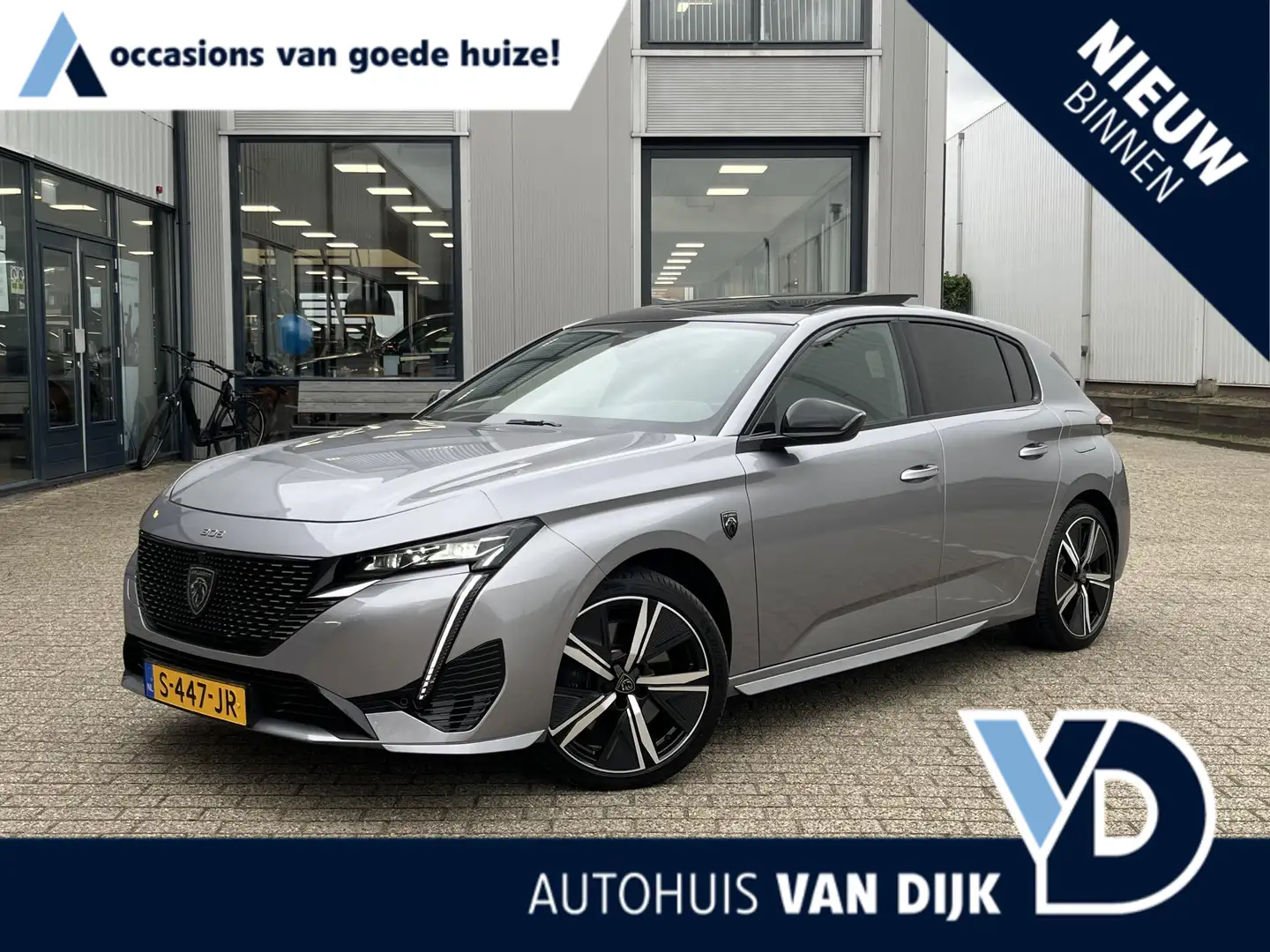 Peugeot 308 1.6 HYbrid 180 GT Pack Business | Navi/Leder/Clima Grijs - 1