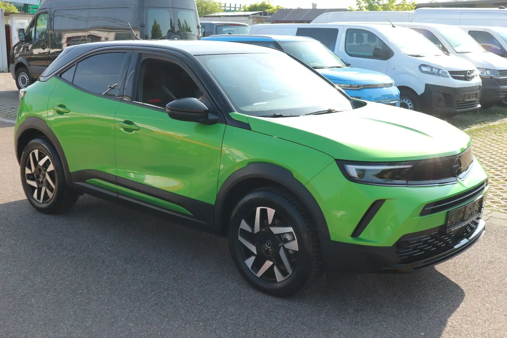 Opel Mokka-E GS Line KAMERA ALU WÄRMEPUMPE TEILLEDER Groen - 2