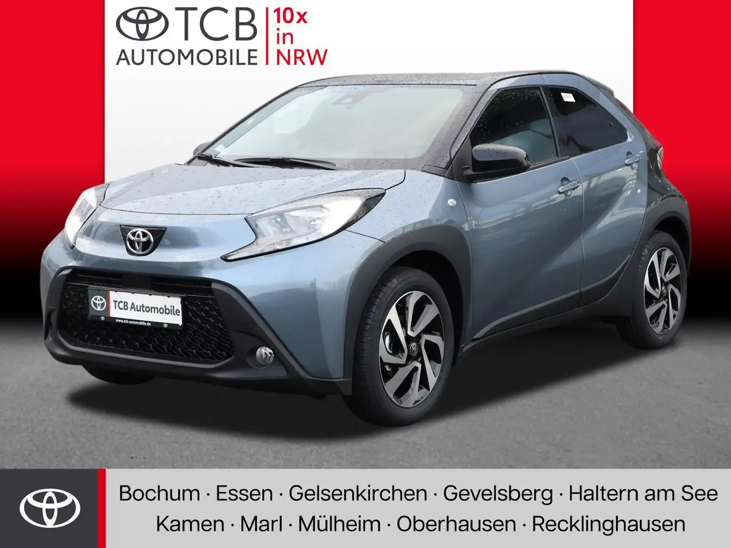 Toyota Aygo X Teamplayer 1.0 SHZ PDC KLIMA LM-Felgen BT Grau - 1