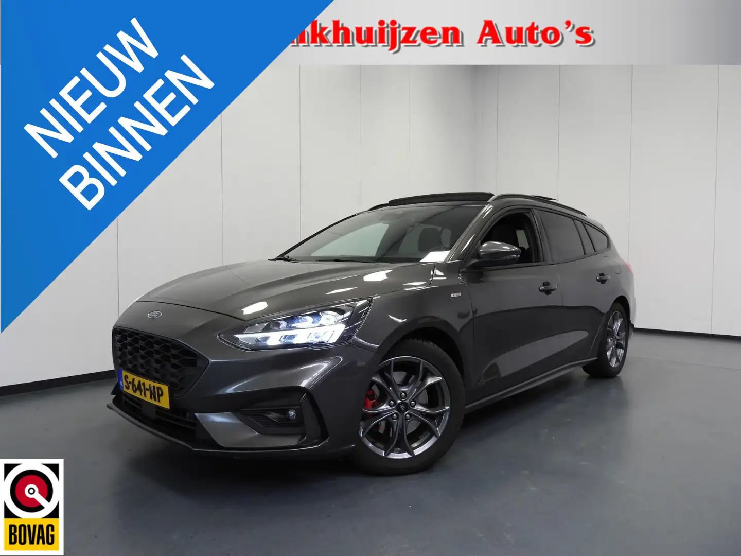 Ford Focus Wagon 1.0 EcoBoost Hybrid ST Line X NAVI/SCHUIFDAK Grijs - 1