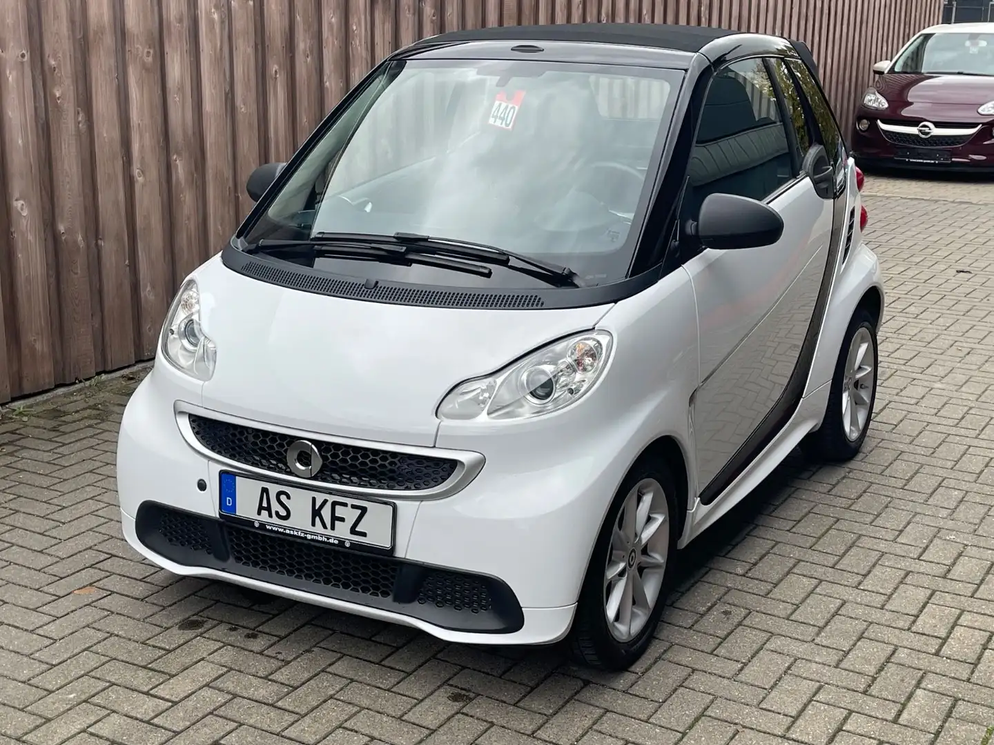 smart forTwo fortwo cabrio Passion Softtouch Klima Blanc - 1