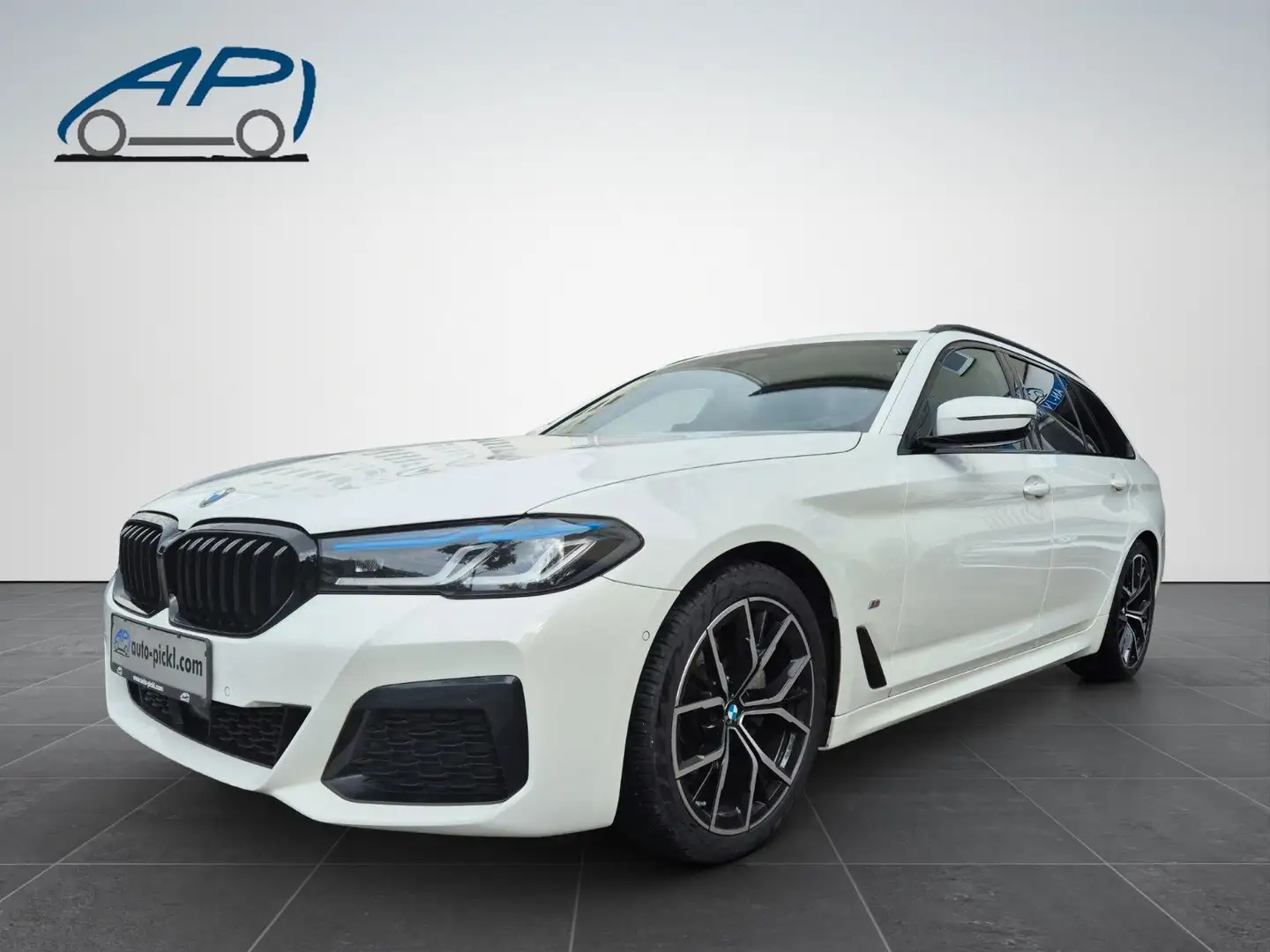 BMW 520 d xDrive M Sport/Leder/Head-up/Laser/AHK/19" Blanc - 1