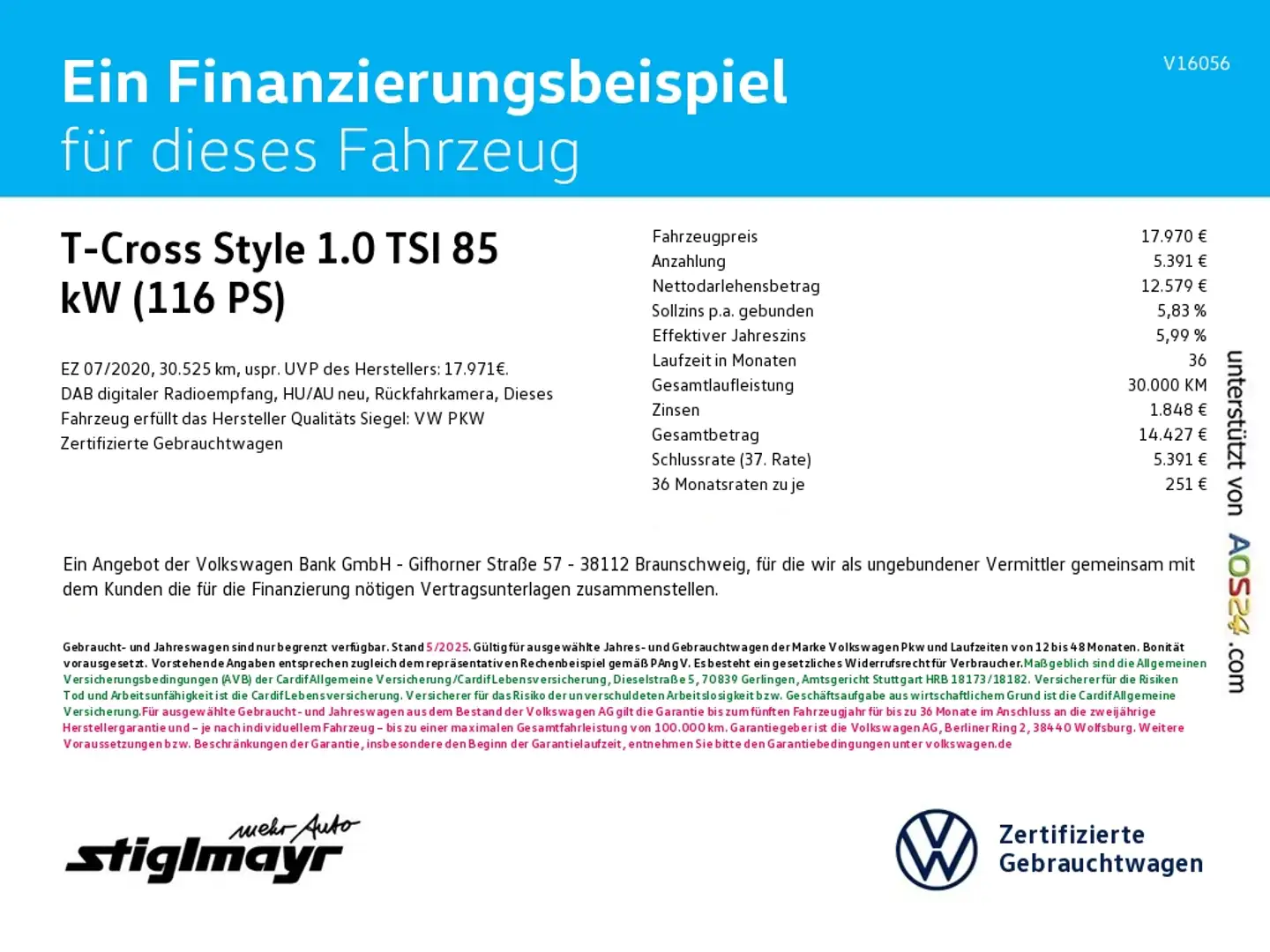 Volkswagen T-Cross Style 1.0 TSI KAMERA+LED+KLIMA+SITZHG Gris - 2