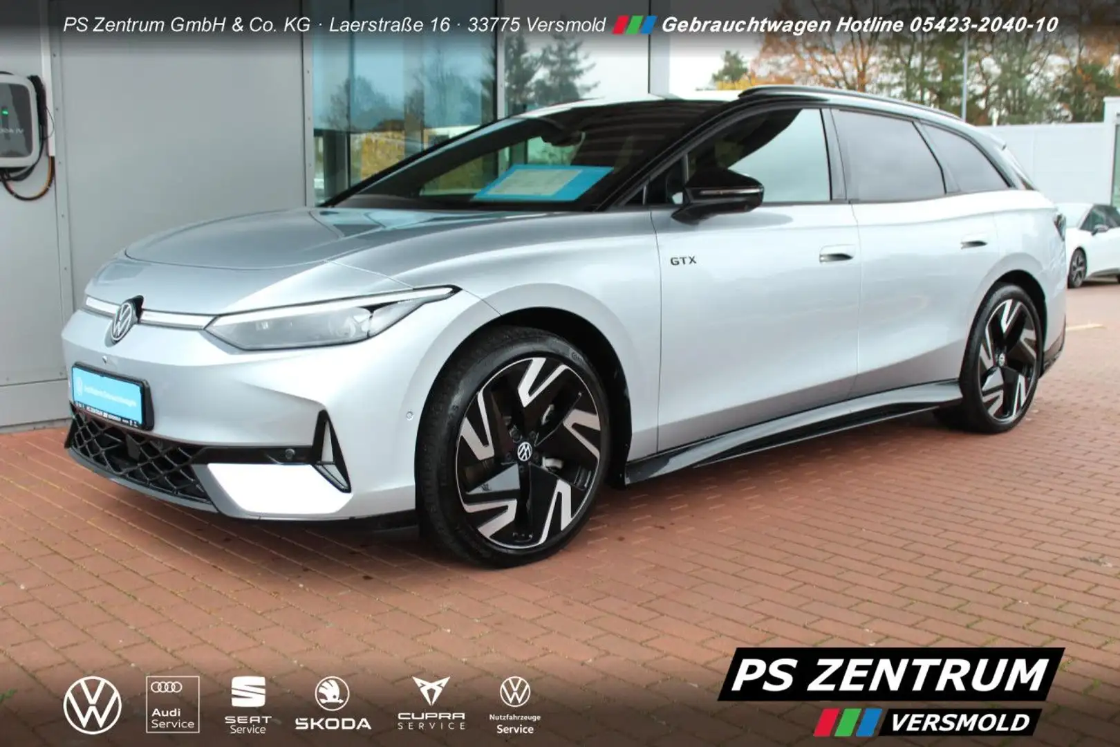 Volkswagen ID.7 Tourer GTX 4Motion 250 KW AHK 360cam MATRIX Silber - 2