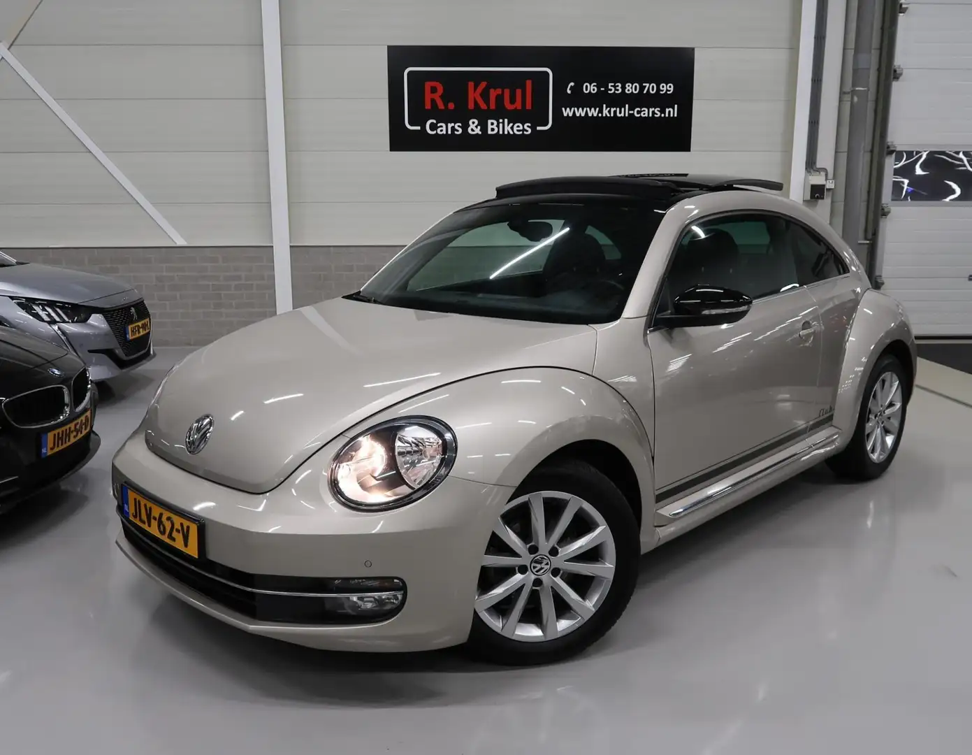 Volkswagen Beetle 1.4 TSI Club BMT Automaat DSG Panoramadak Navigati Gris - 1