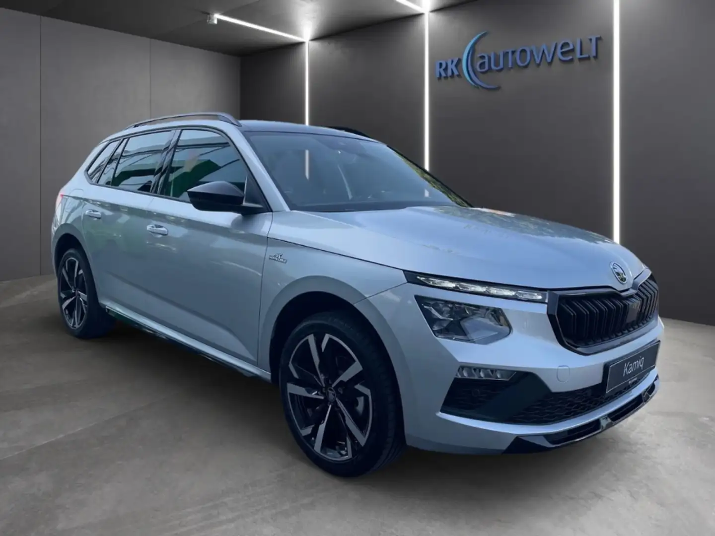 Skoda Kamiq Monte Carlo 1.0 TSI DSG AHK,Kamera,Matrix,Klima Zilver - 2