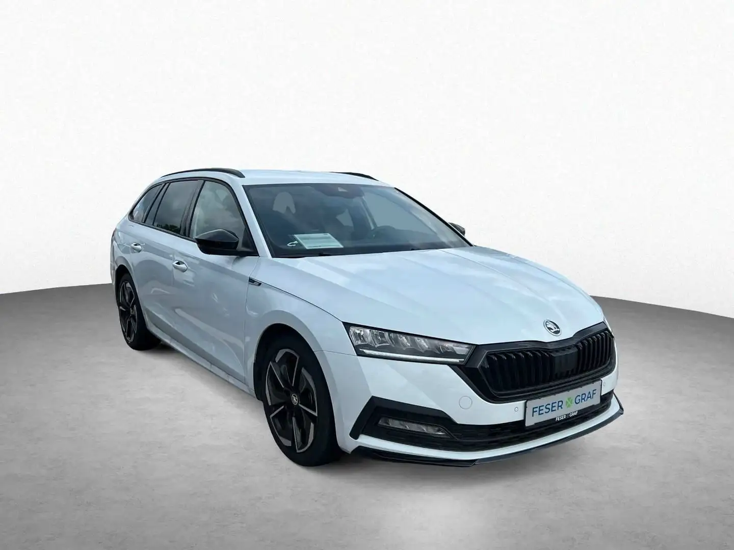 Skoda Octavia Combi Sportline 4x4 2.0TSI/190PS/DSG/SHZ Blanc - 2