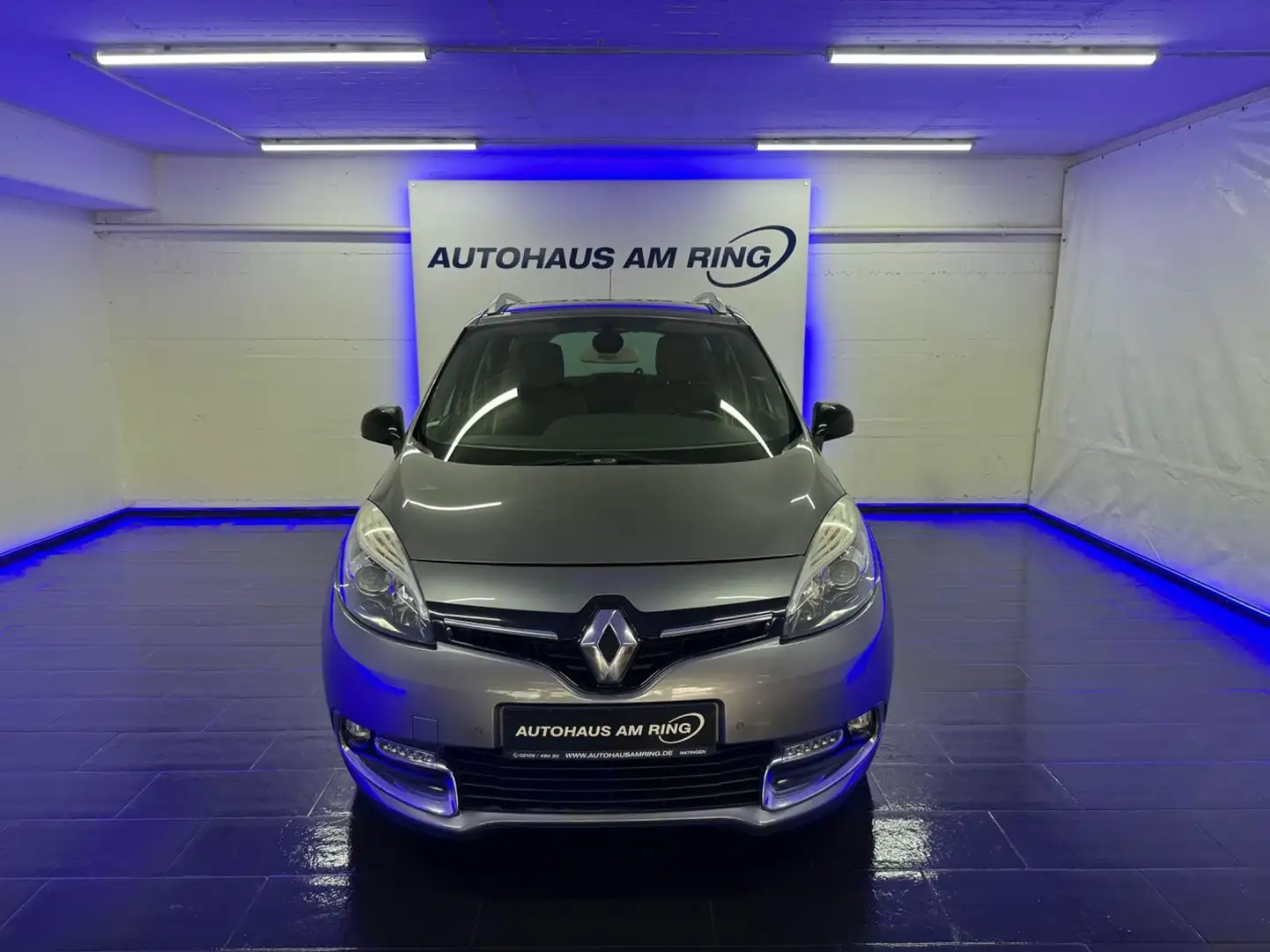 Renault Grand Scenic Scenic III Grand BOSE CAM AHK PANO LEDER KEY TEM Gris - 1