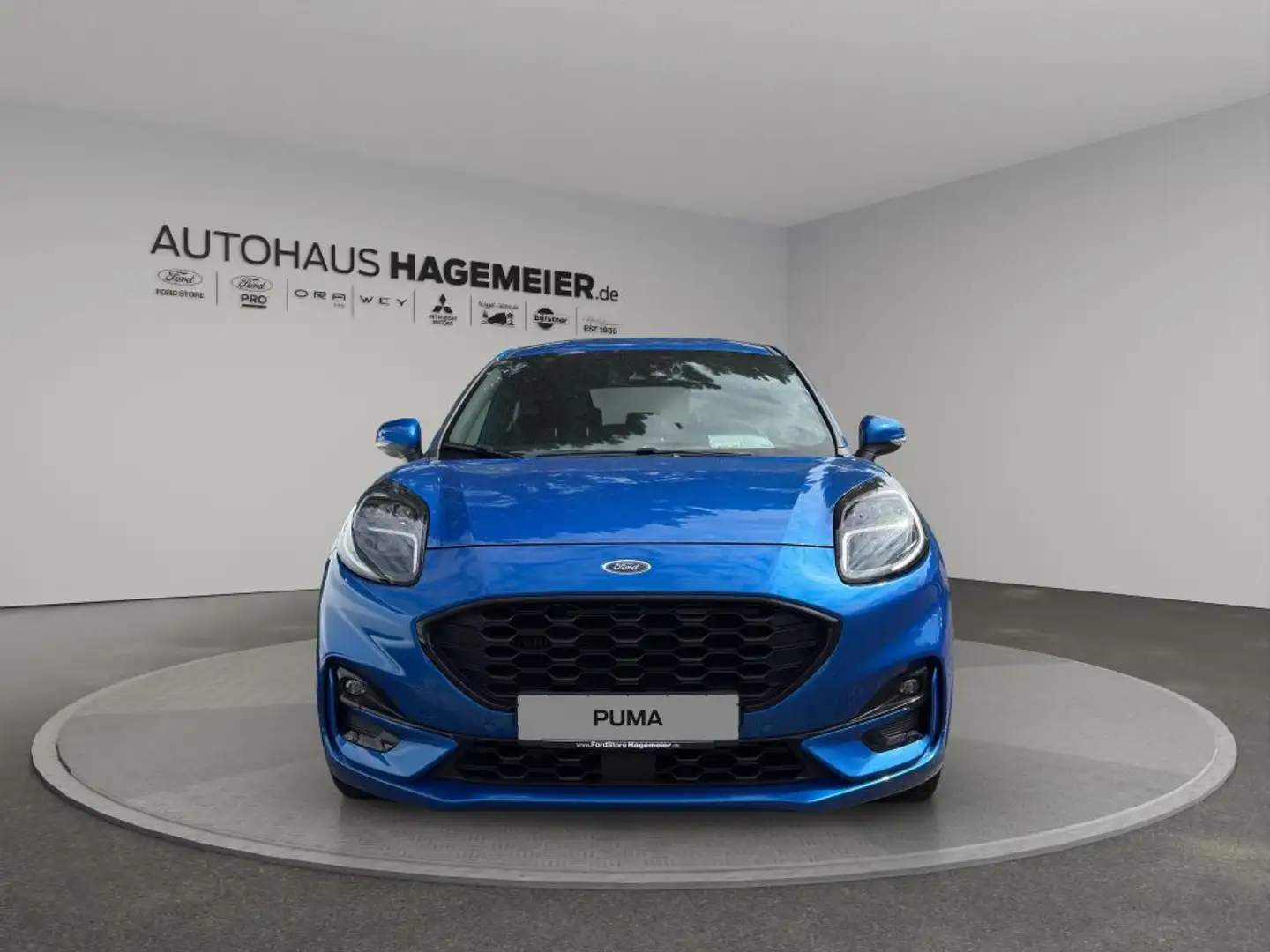 Ford Puma 1.0 EcoBoost Hybrid ST-LINE X - Winter-Paket, el, Azul - 2