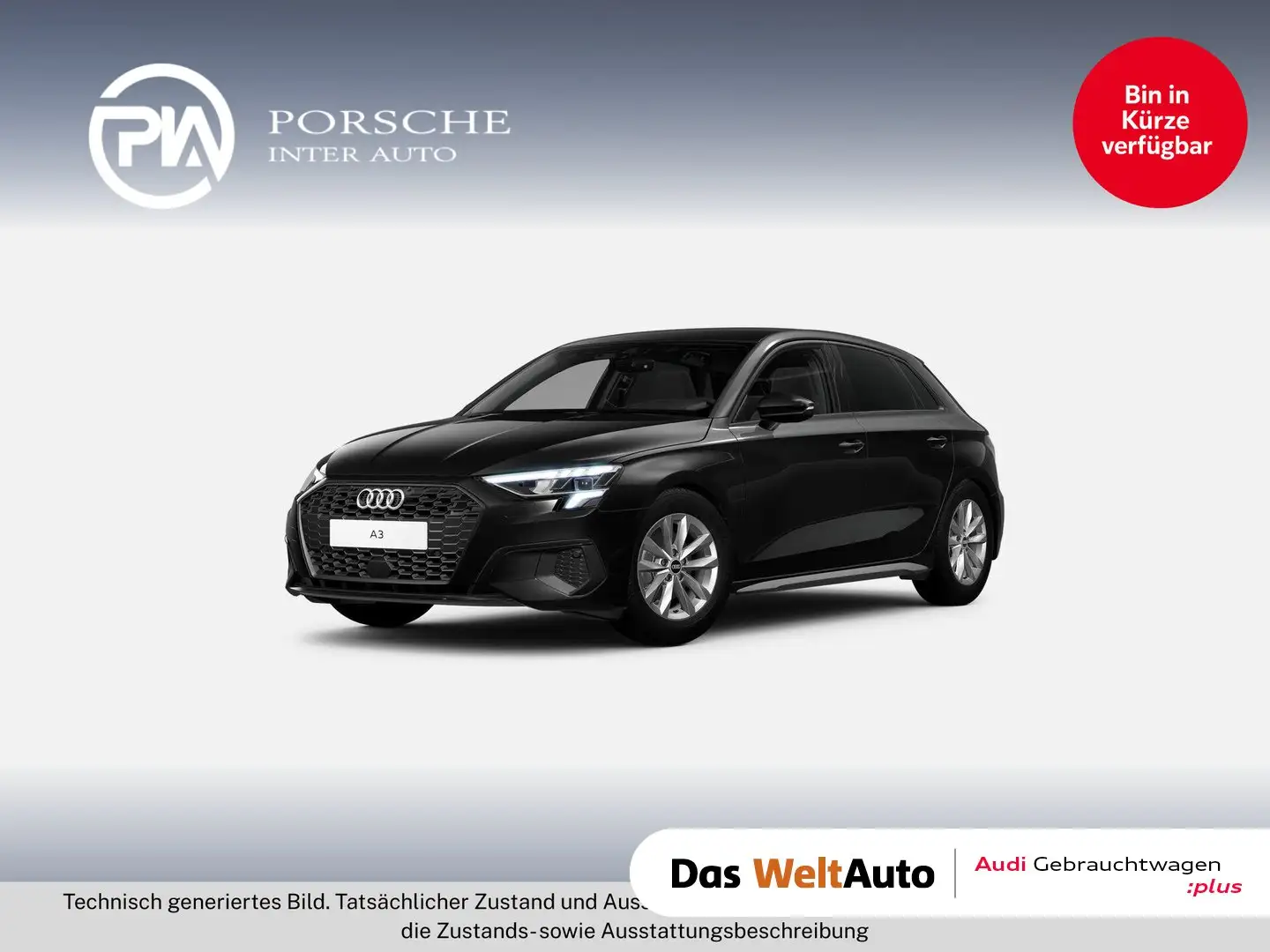 Audi A3 30 TFSI intense Schwarz - 1