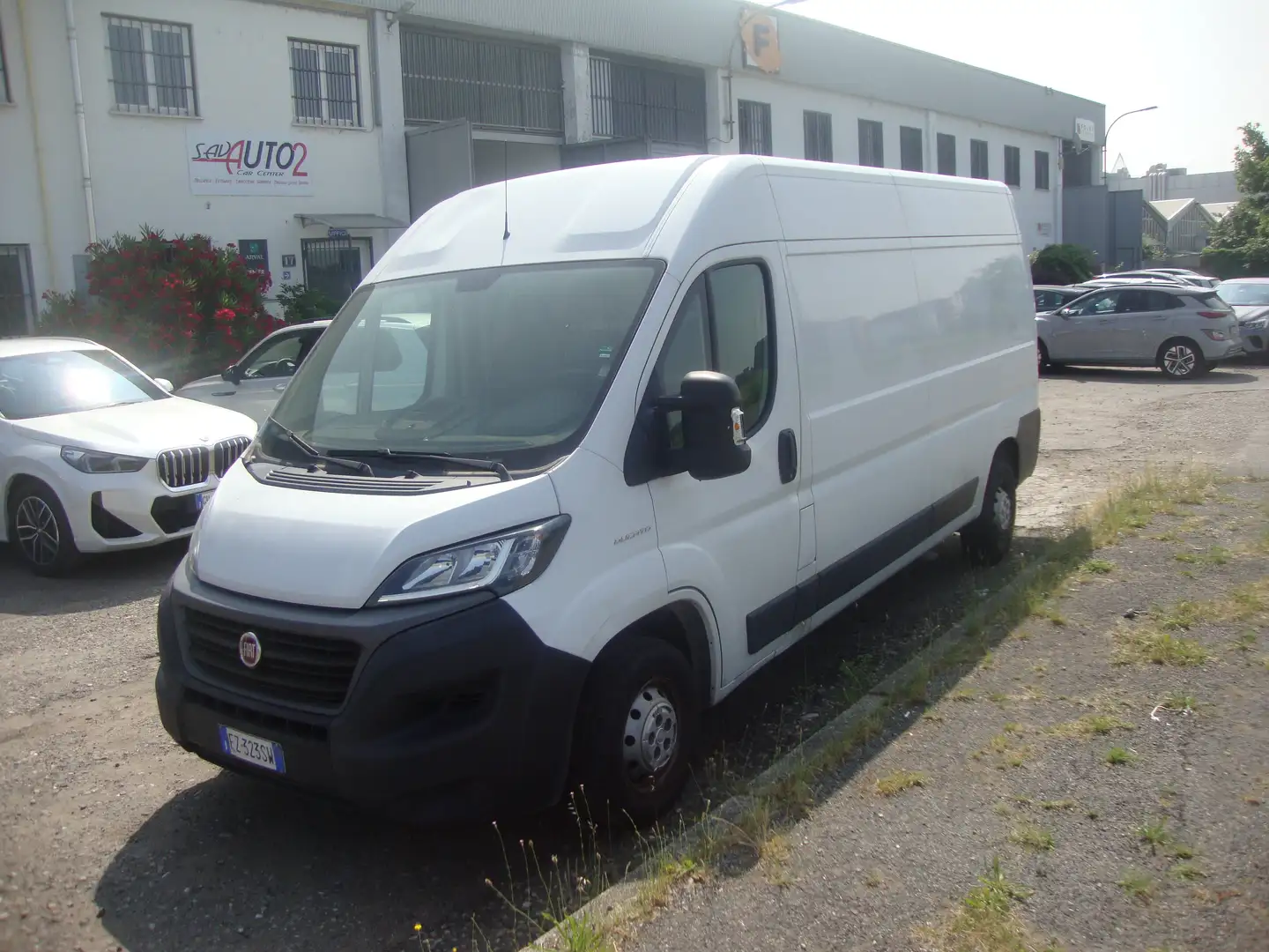 Fiat Ducato L2H2 2.3 mjt 3 posti Euro 6 d-temp Blanc - 2