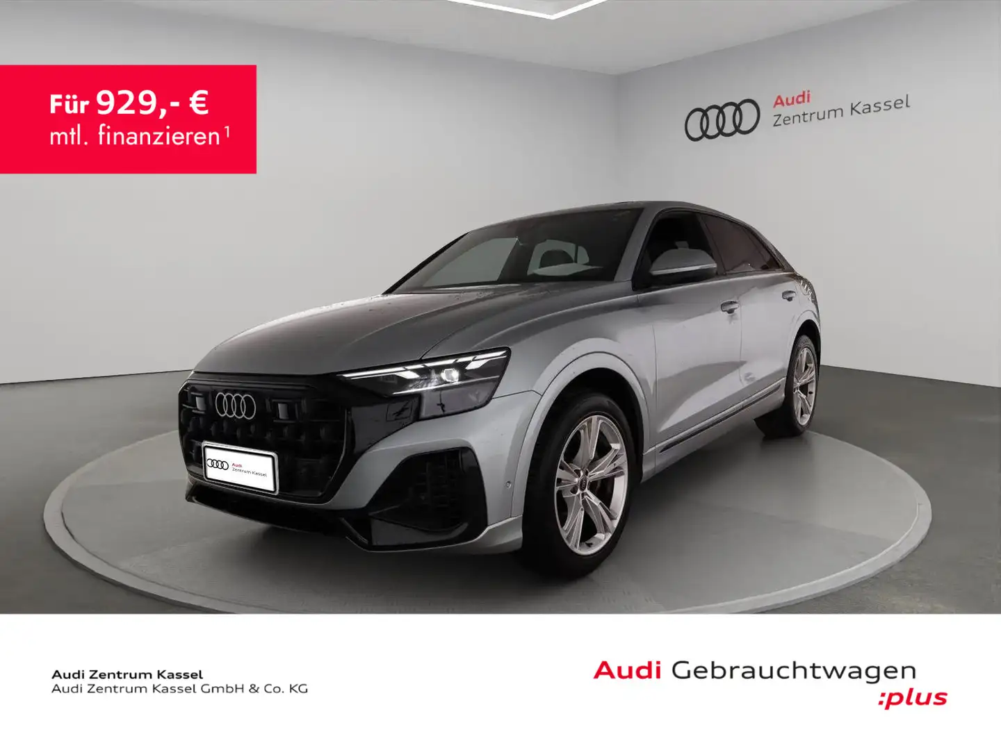 Audi Q8 55 TFSI e quattro Matrix Pano HuD Leder 360° Silber - 1