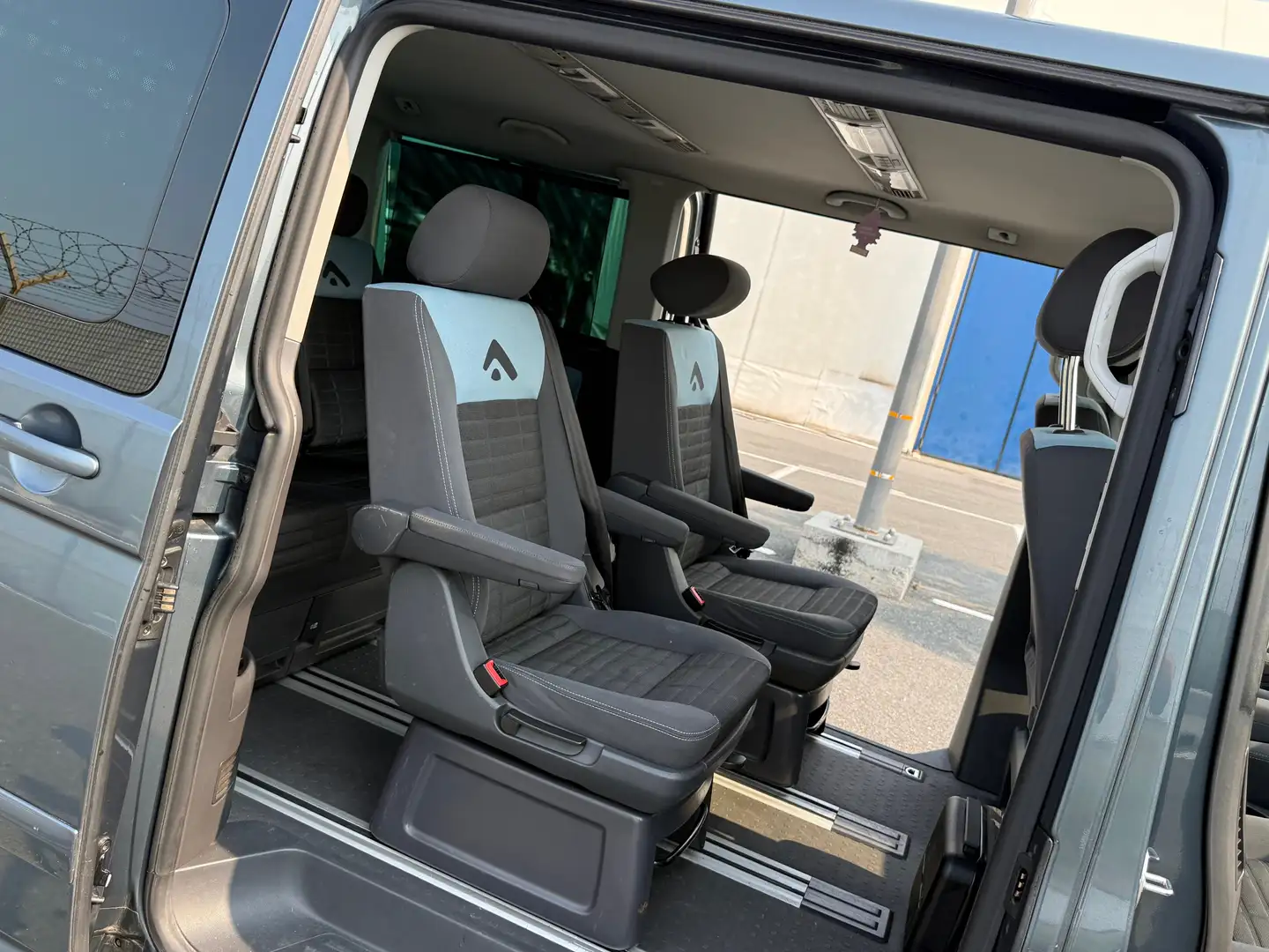 Volkswagen T5 Multivan Multivan 2.5 tdi ATLANTIS-FULL-MOTORE 10.000 KM Gris - 2