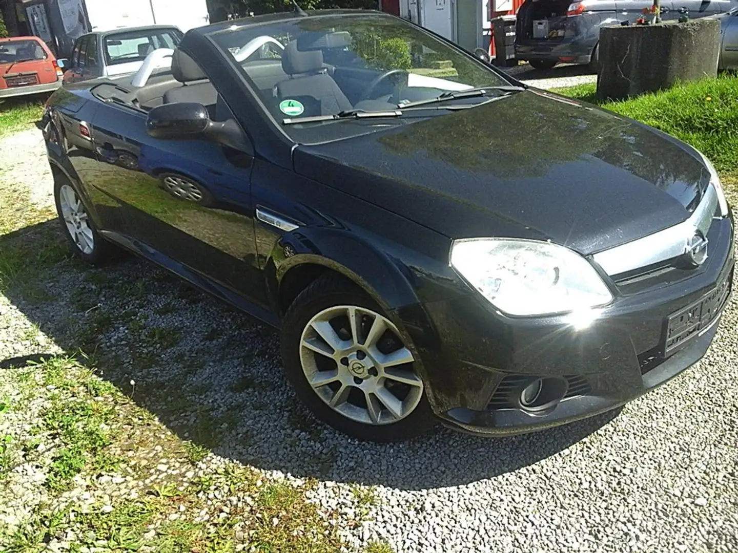Opel Tigra Enjoy Cabrio/ org km / el. Verdeck/ met+Alu+Klima Noir - 1