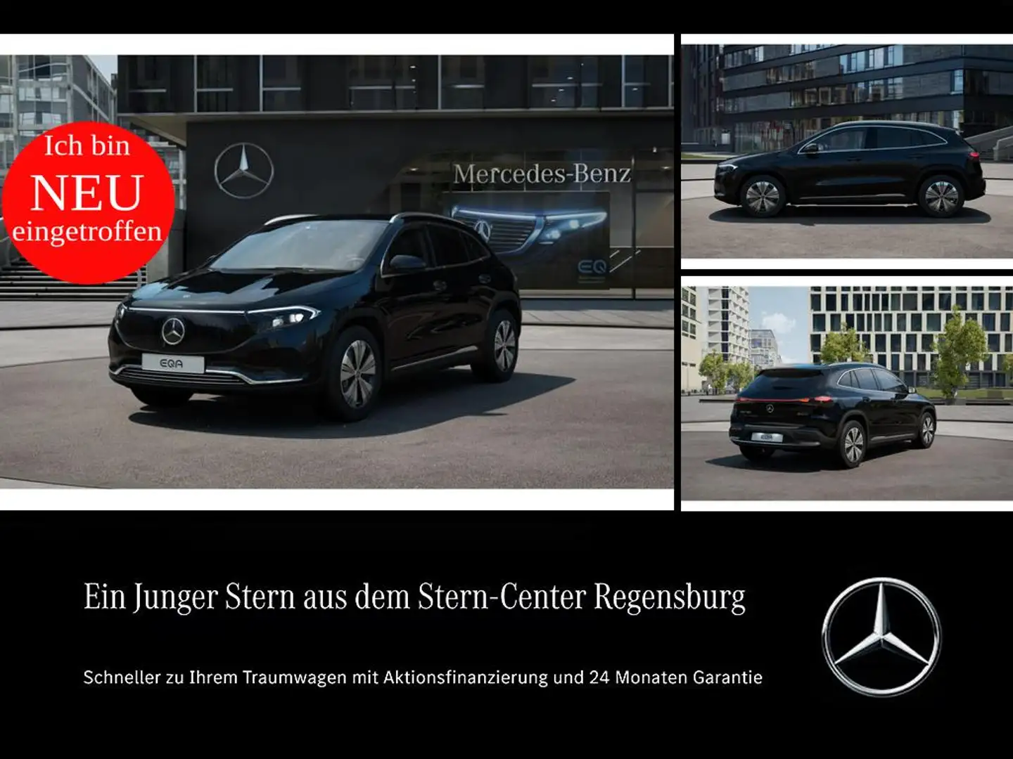Mercedes-Benz EQA 4M Progressive Adv+360°KAMERA+Winter-Pak Negro - 1