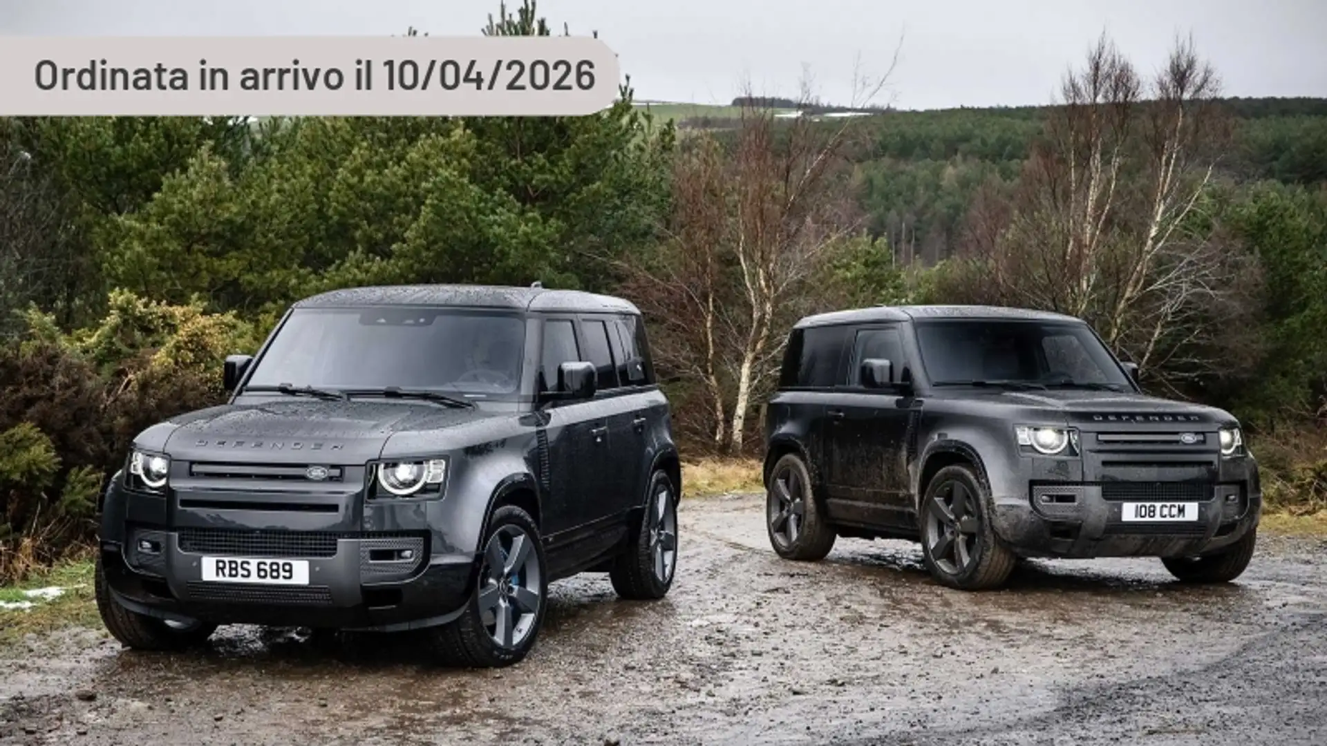 Land Rover Defender 130 3.0D I6 350 CV AWD Auto Outbound Argento - 1