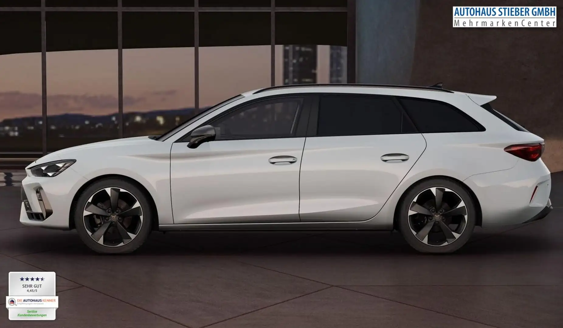 CUPRA Leon Sportstourer ST 1.5 eTSI 150 DSG Pano EdgeP Int... Biały - 2