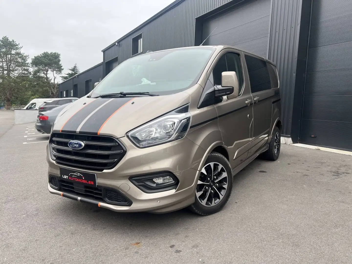 Ford Transit Custom L1H1 EcoBlue 170ch Limited BVA6 Beige - 2