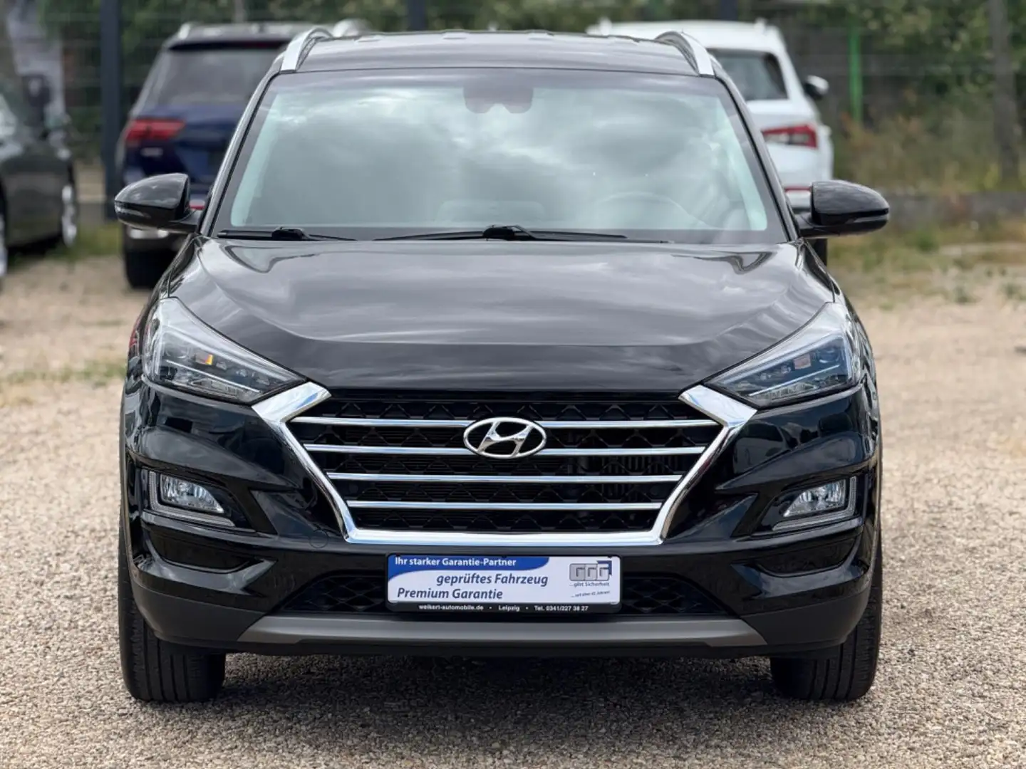 Hyundai TUCSON 1.6 T Aut./LED/Navi/Tel/CarPlay/abn.AHK!! Nero - 2