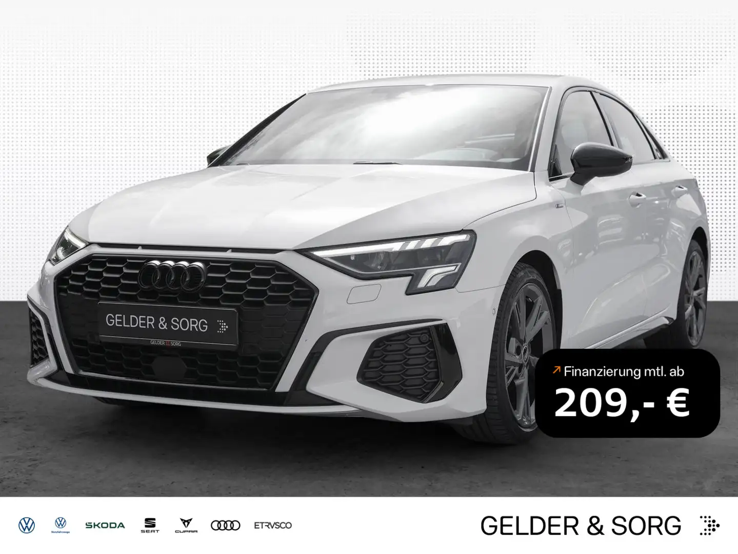 Audi A3 35 TDI S line |LED|Navi|Business| Weiß - 1
