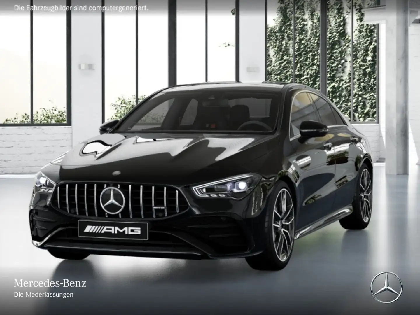 Mercedes-Benz CLA 35 AMG CLA 35 4M AMG+PANO+360°+MULTIBEAM+BURMESTER+TOTW Černá - 2