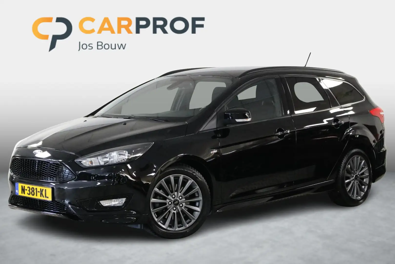 Ford Focus Wagon 1.5 ST-Line 182 PK. Airco | Soel- en stuurve Zwart - 1