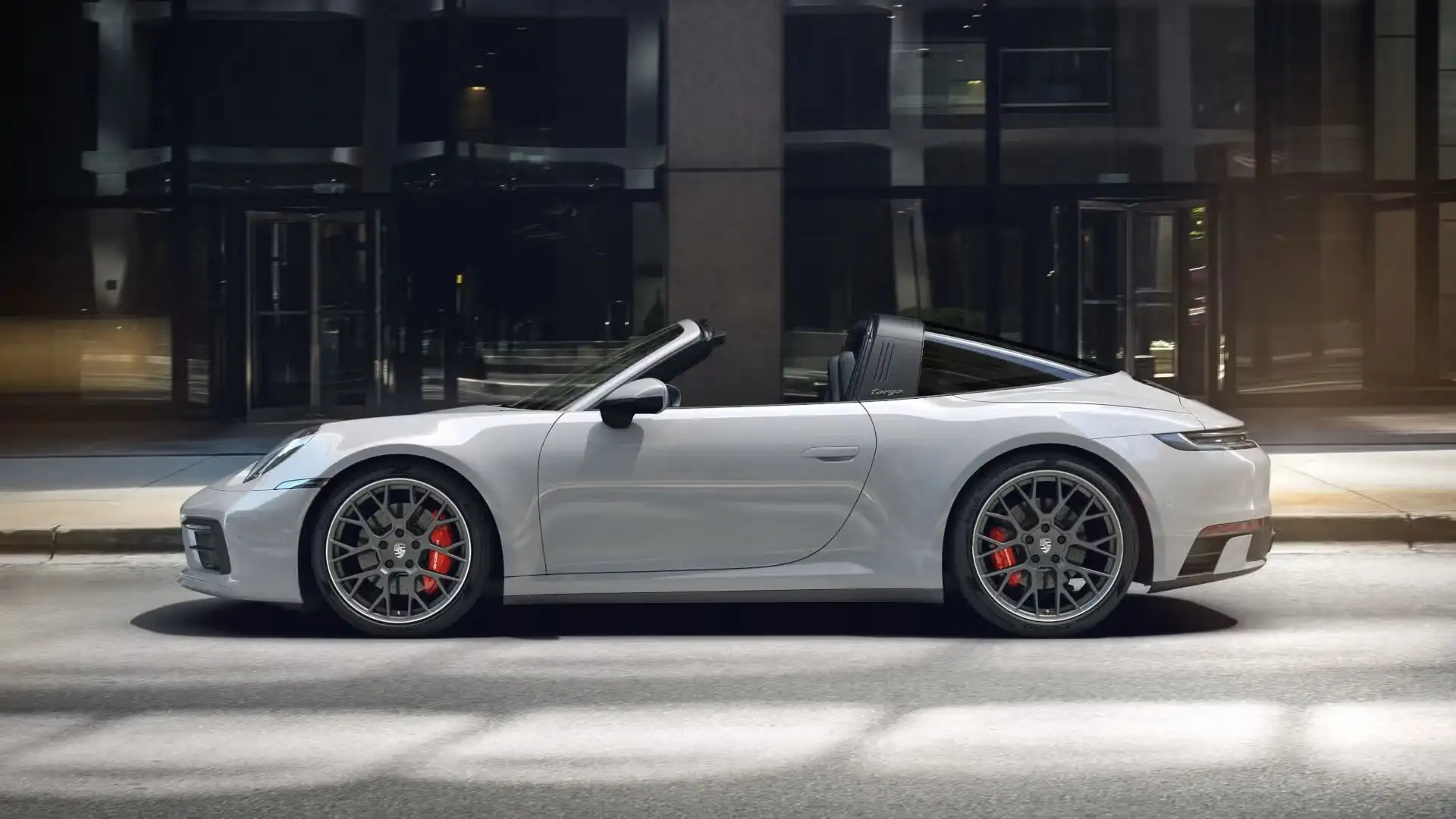 Porsche 992 Targa 4S Grijs - 2