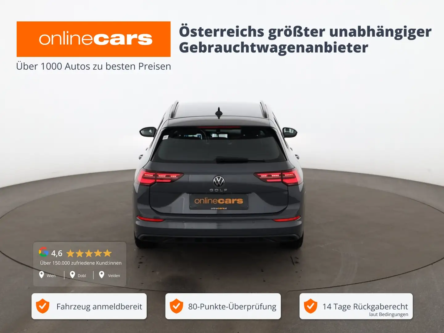 Volkswagen Golf Variant Golf VIII Variant 2.0 TDI Life MATRIX RADAR NAVI Grau - 1