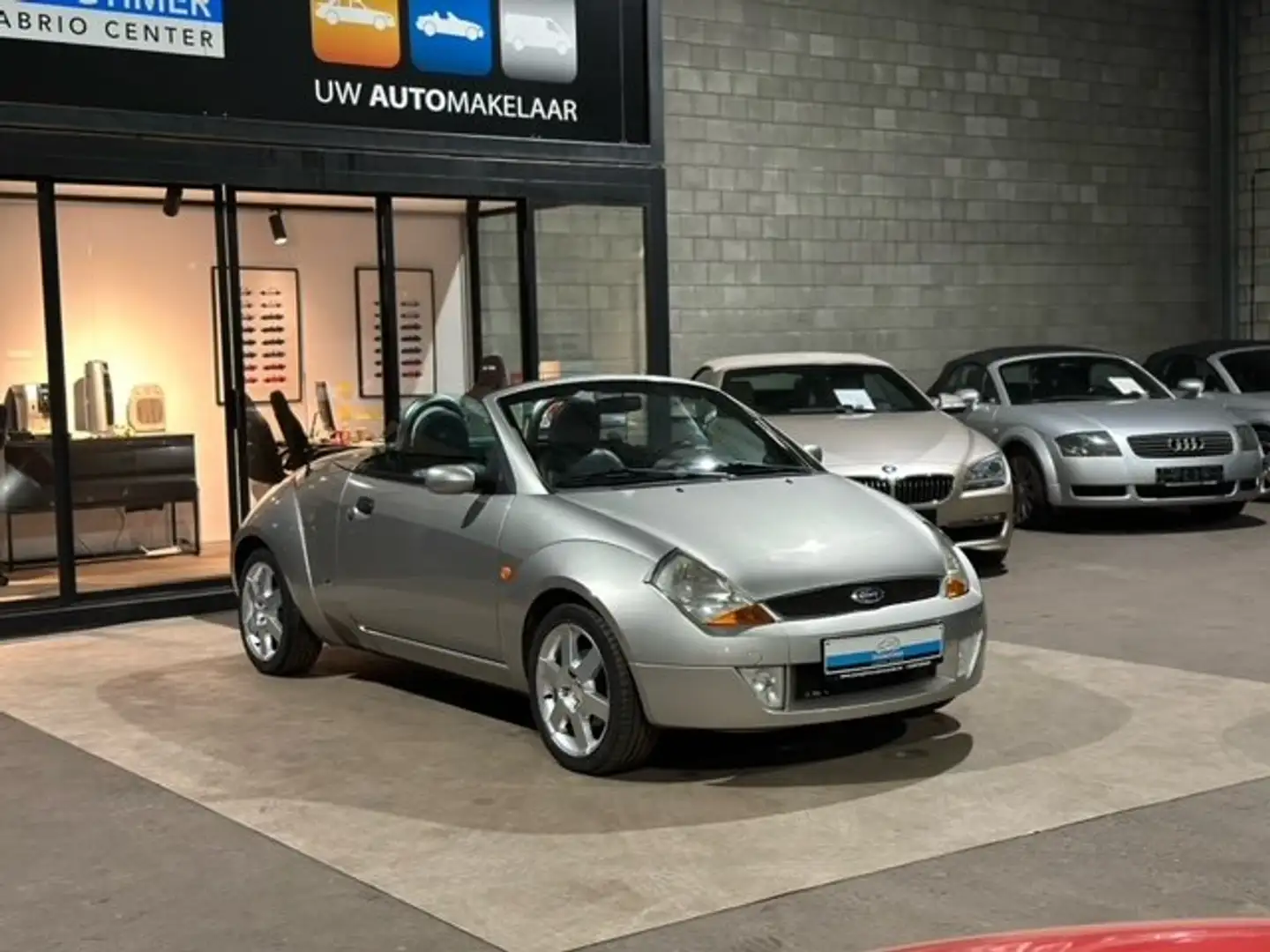 Ford Streetka 1.6i, Airco, Leder, Zetelverwarming, Met keuring Plateado - 1