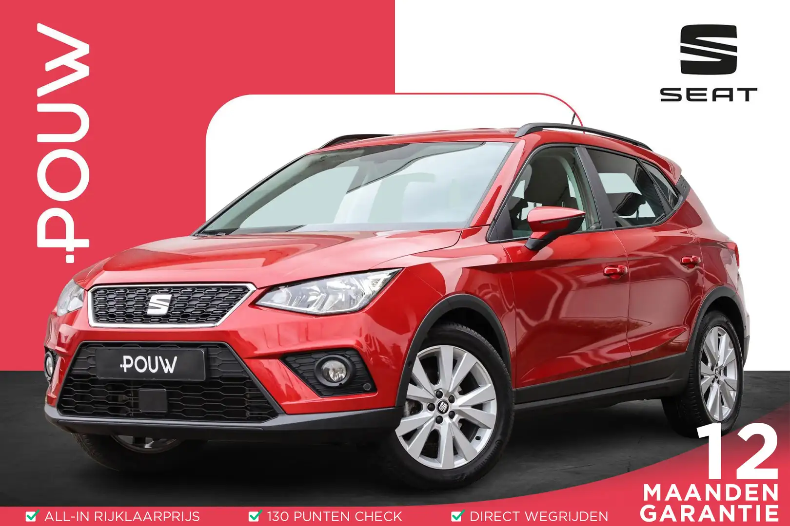 SEAT Arona 1.0 TSI 95pk Style Business Intense | Beats | Crui Rouge - 1
