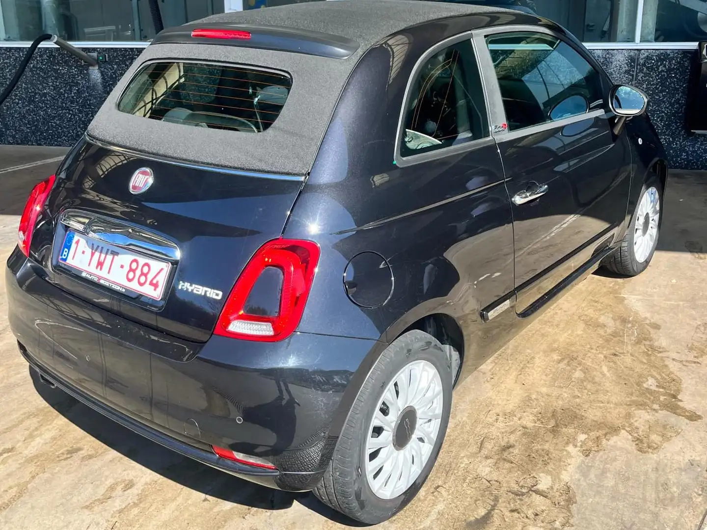 Fiat 500C Hybride Noir - 1