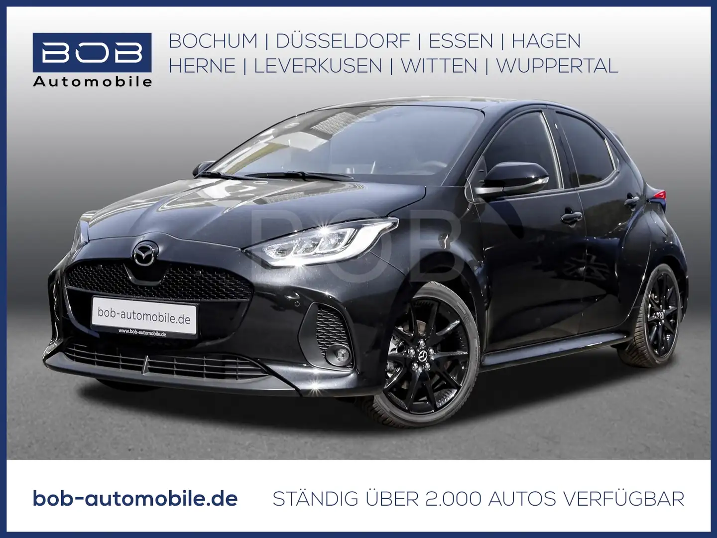 Mazda 2 1.5 Hybrid Homura PLUS Plus HEV NAVI*GLASDACH* Negru - 1