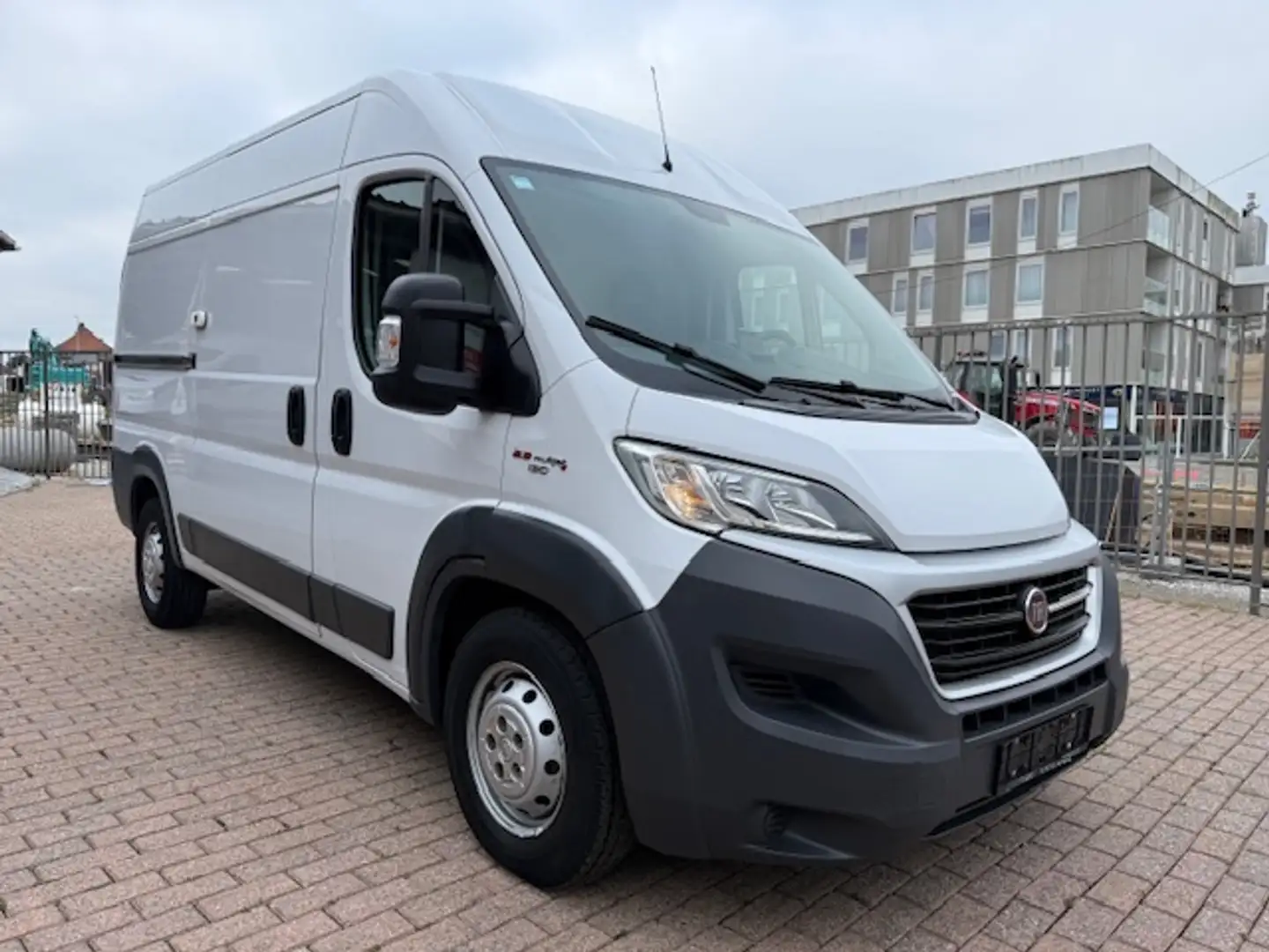 Fiat Ducato automatique, euro 6, H2L2 GPS, airco Blanc - 1