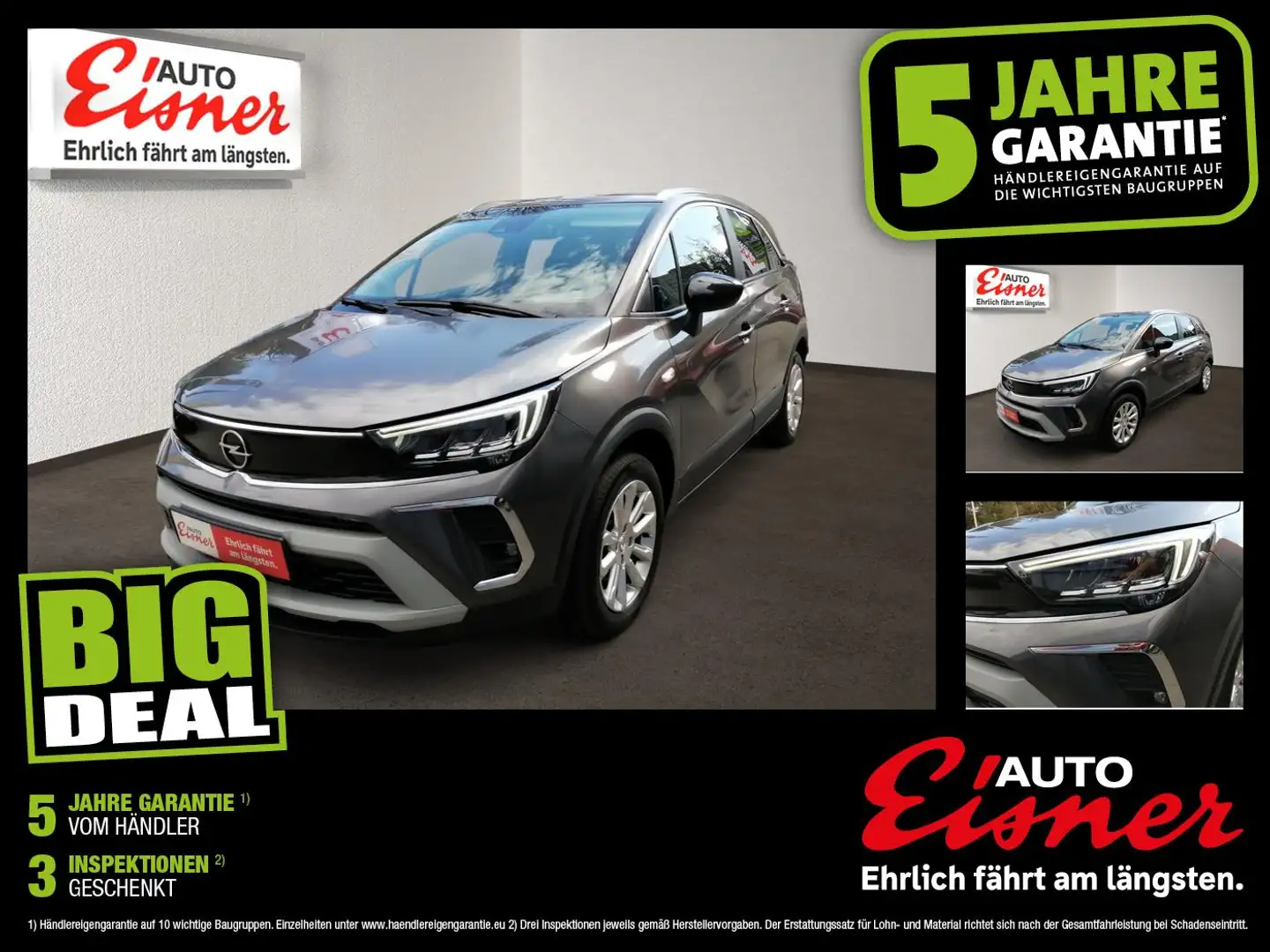 Opel Crossland X 1.5 Berganfahrhilfe, Tempomat Grau - 1