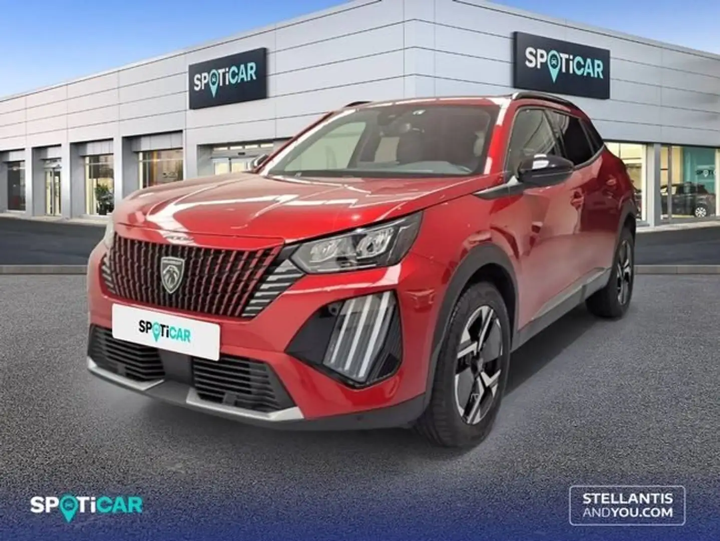 Peugeot 2008 Gasolina 100 S&S 6 Vel. MAN Allure Rojo - 1