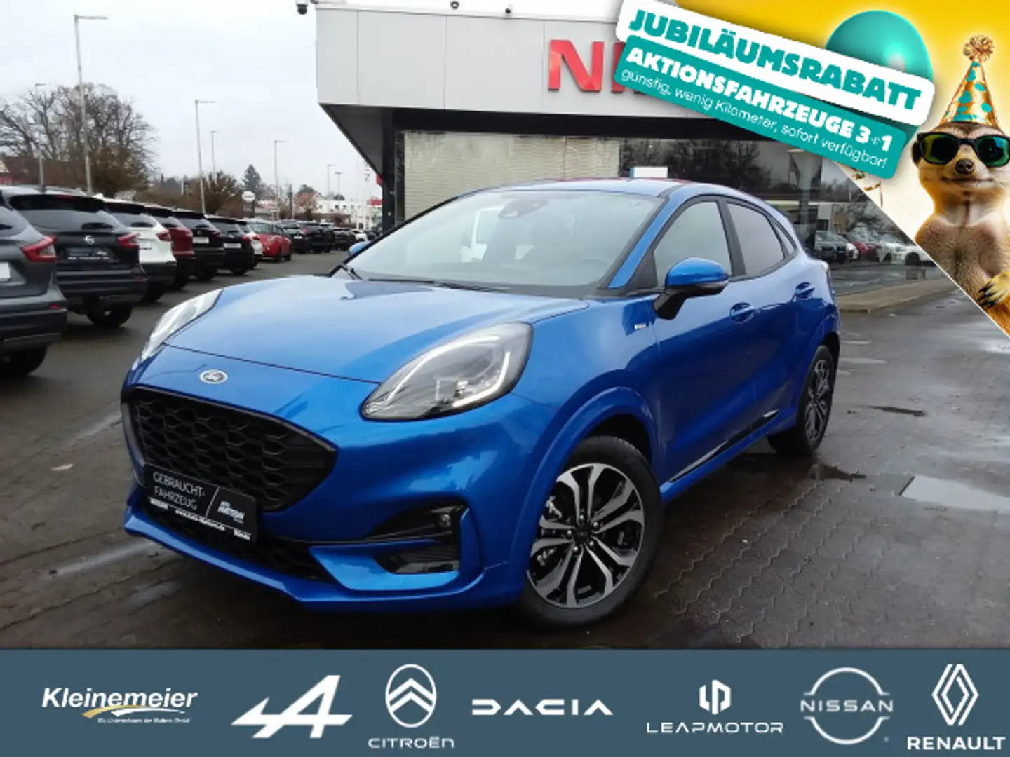 Ford Puma Klimaaut.|SHZ|CarPlay|Kamera|LED|1.Hd Blau - 1